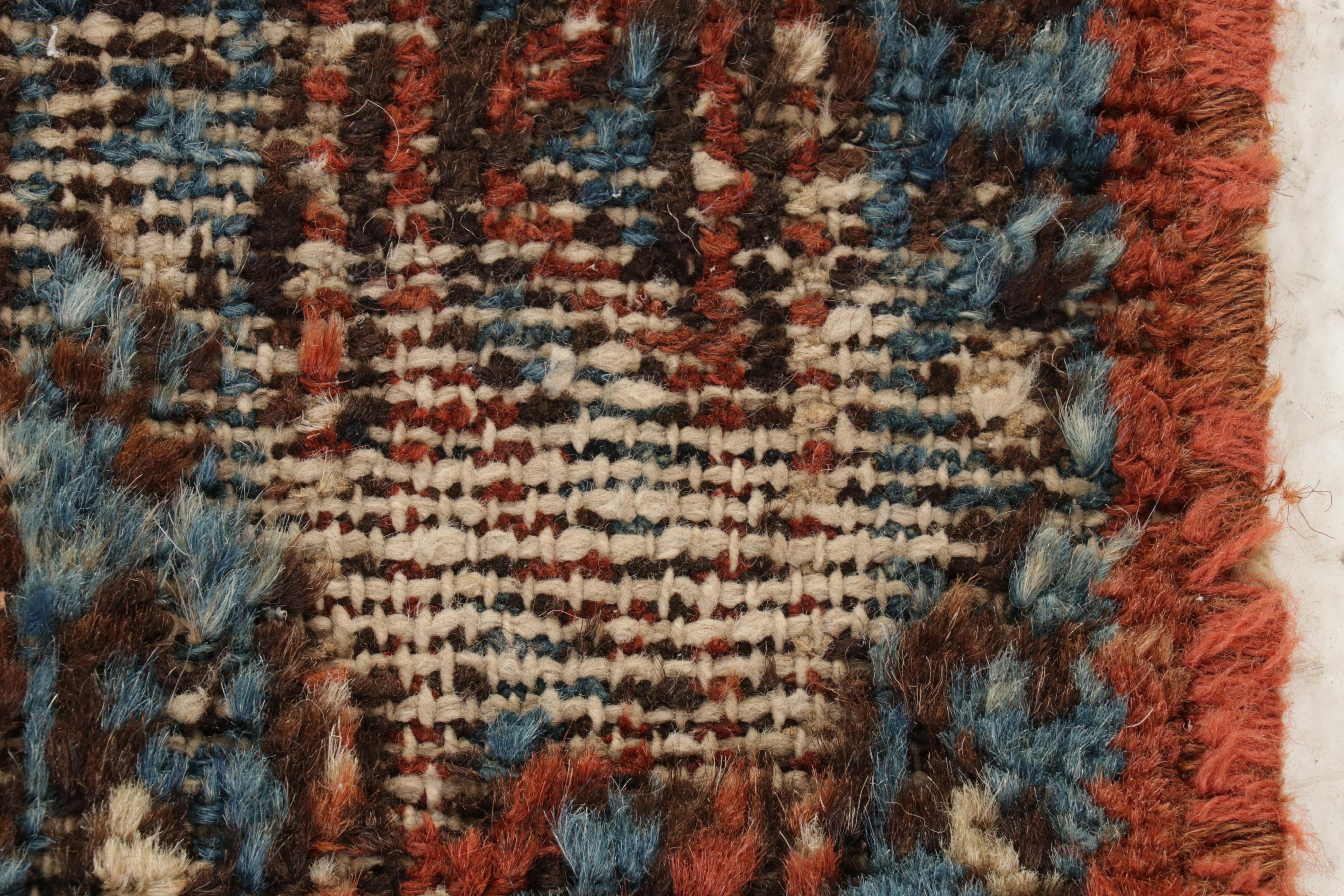 3'2 x 5'9 Hand-Knotted Persian Zanjan Rug, 1920s