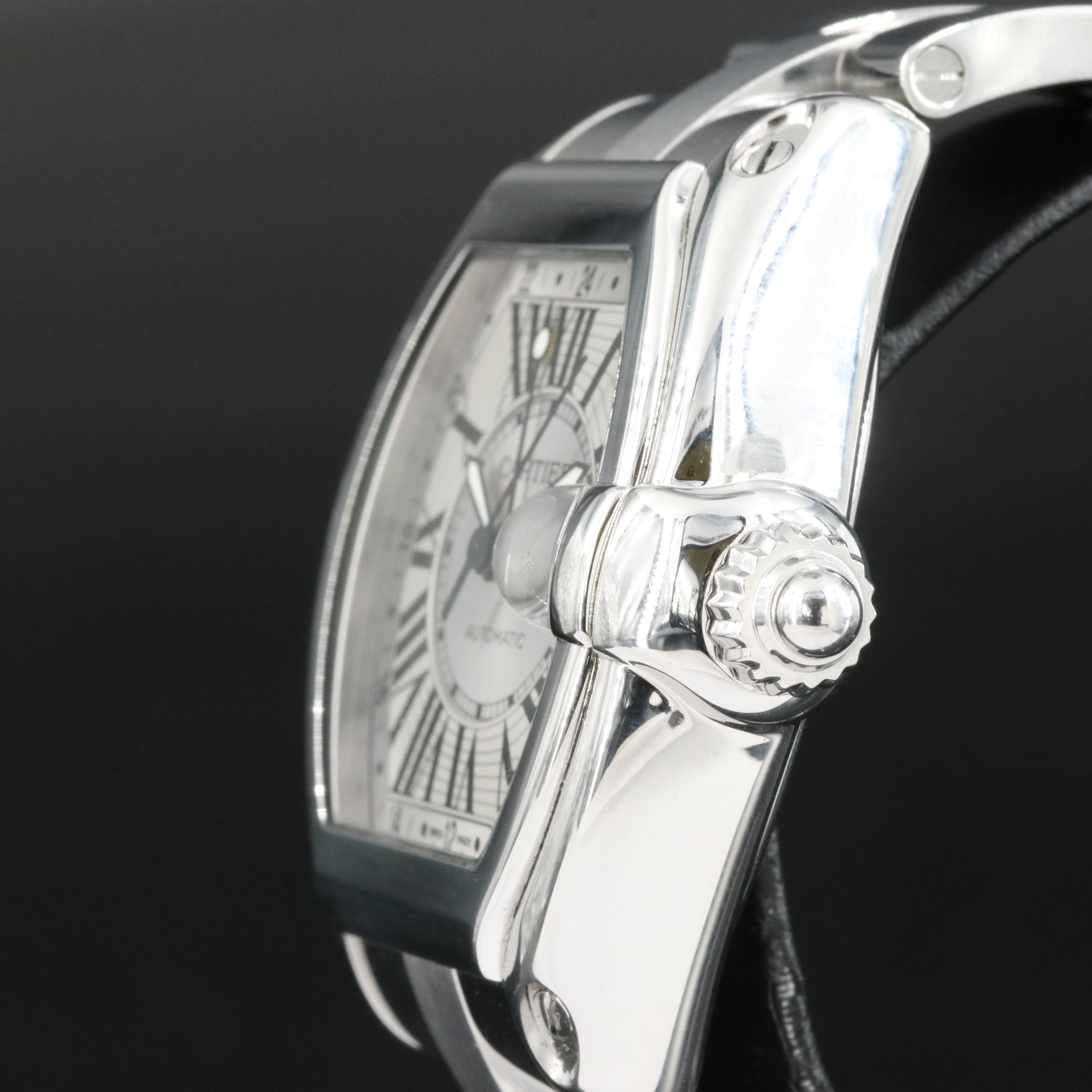 Cartier Roadster GMT Stainless Steel Watch