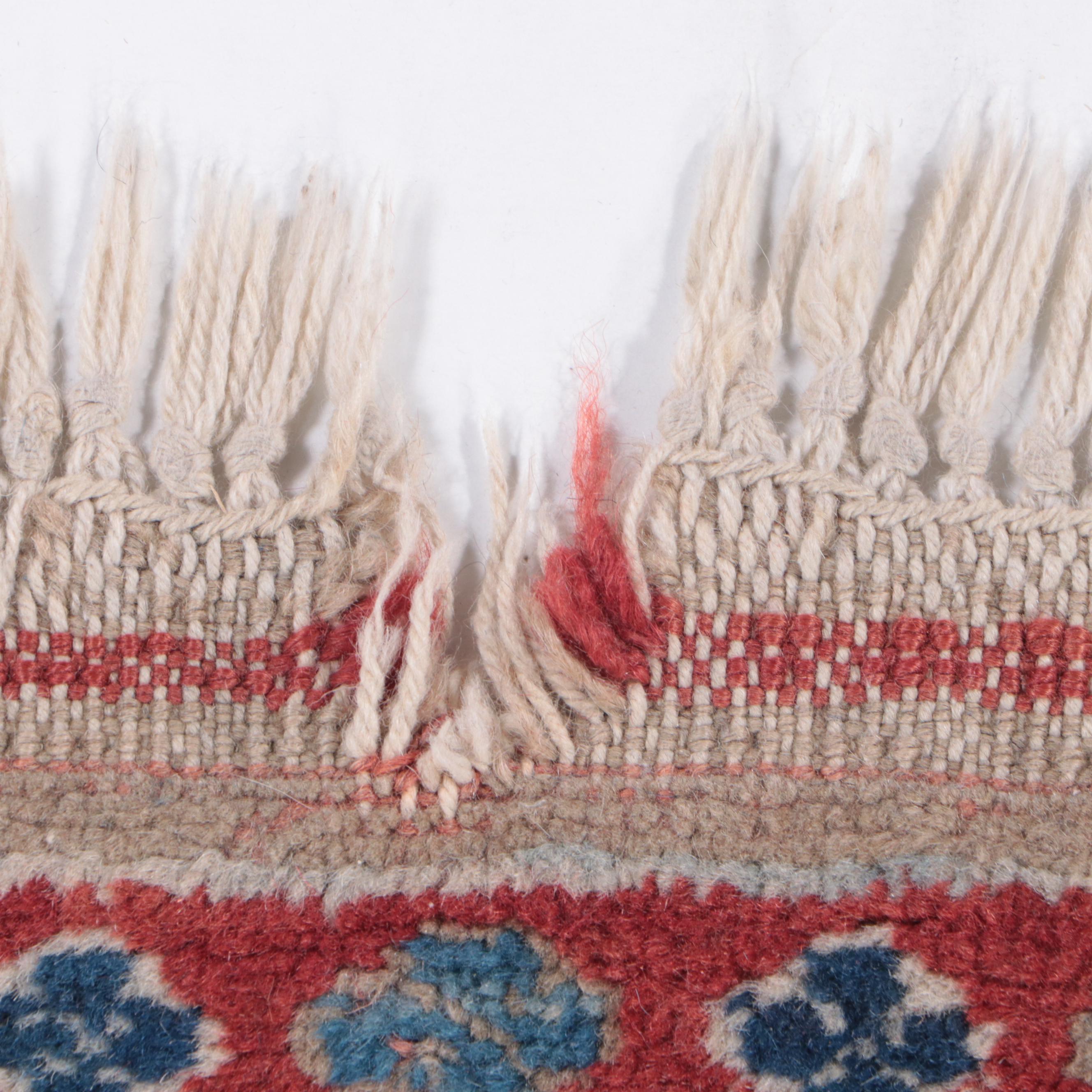 7'3 x 9'11 Hand-Knotted Indo-Turkish Oushak Area Rug