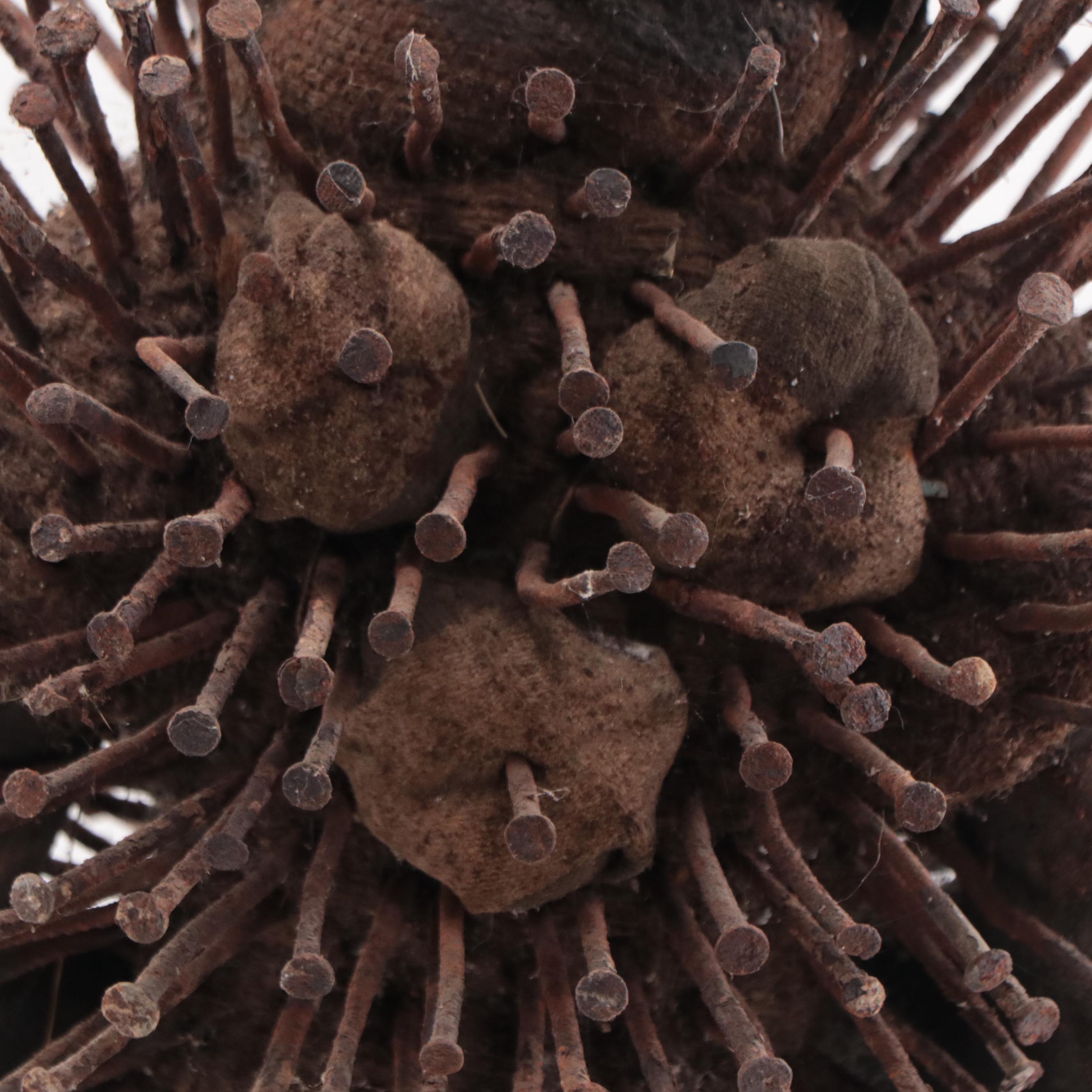 Kongo-Yombe Inspired "Nkisi Nkondi" Power Figure, Central Africa