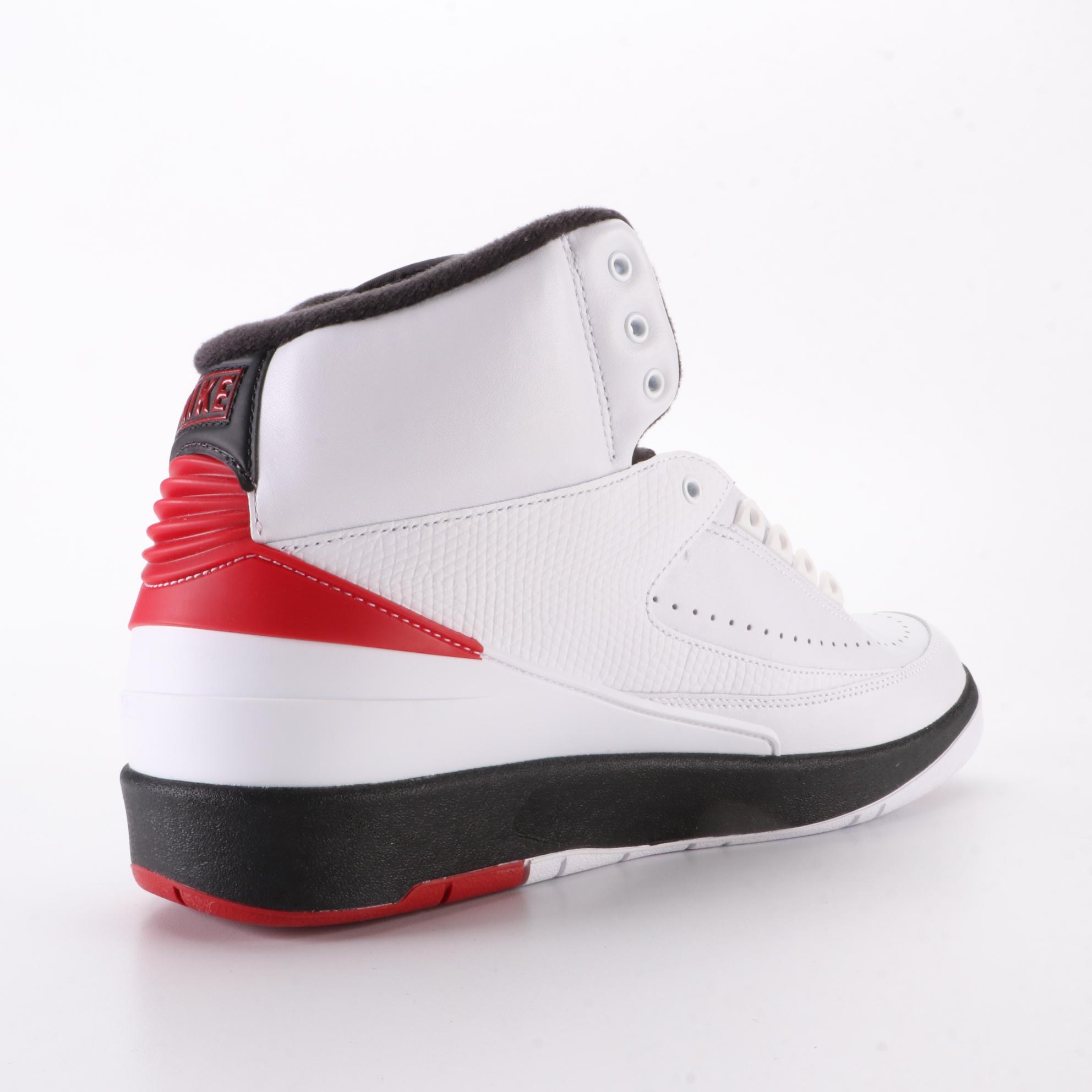 Men's Air Jordan 2 Retro "Chicago" Mid-Cut Sneakers, New in Box
