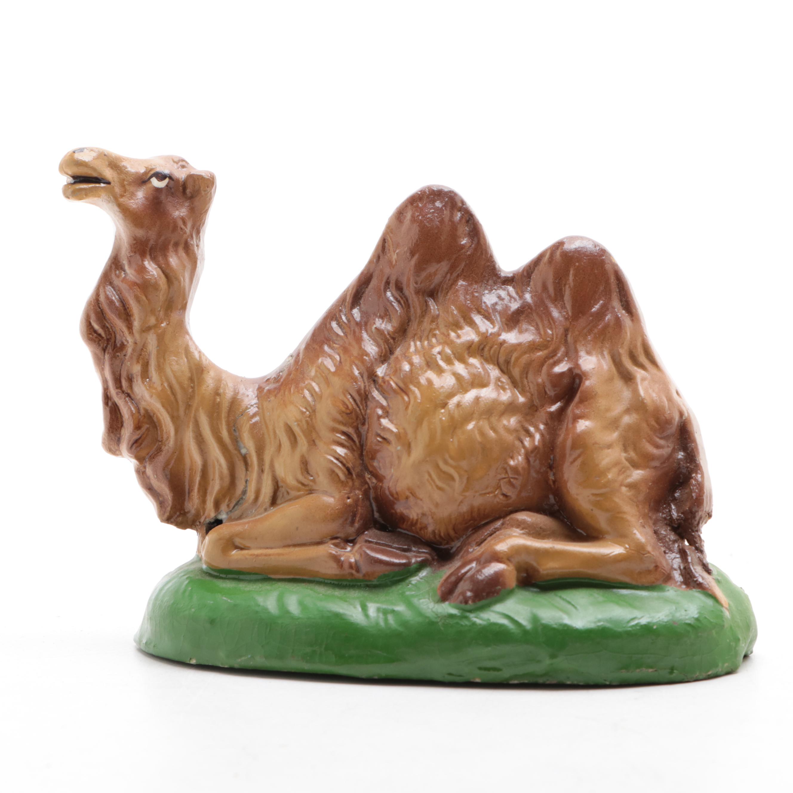 Painted Plaster, Plastic, Resin and Ceramic Nativity and Other Figurines