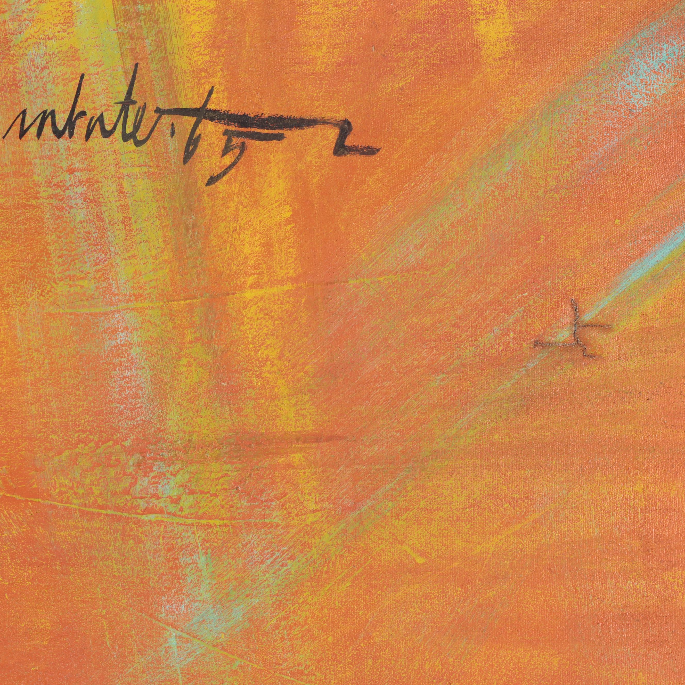 Abstract Landscape Oil Painting, 1965