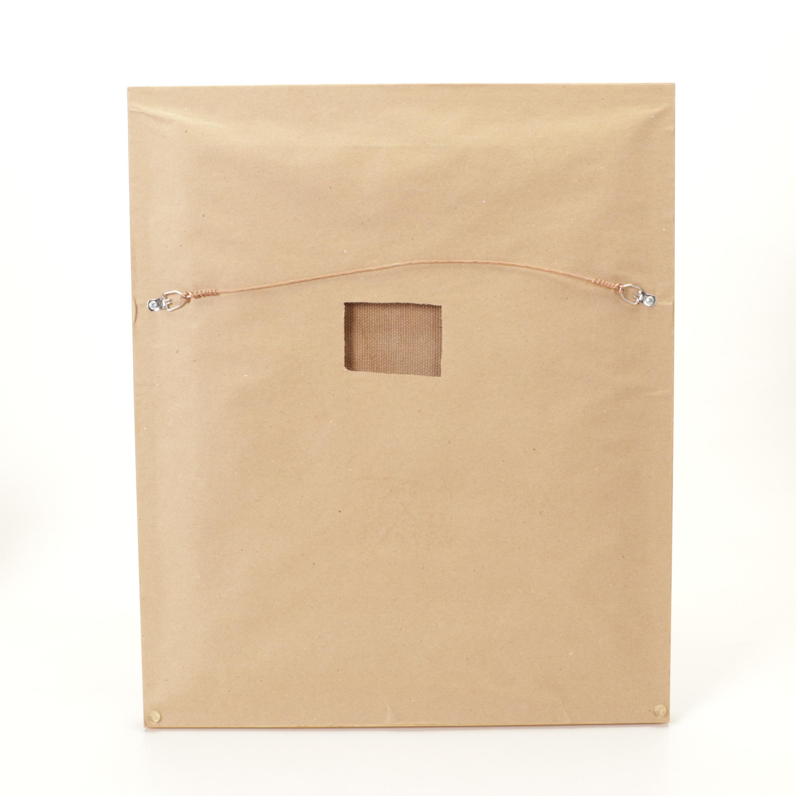 Cuzco School Tempera Painting "Madonna Lactans," Early 20th Century