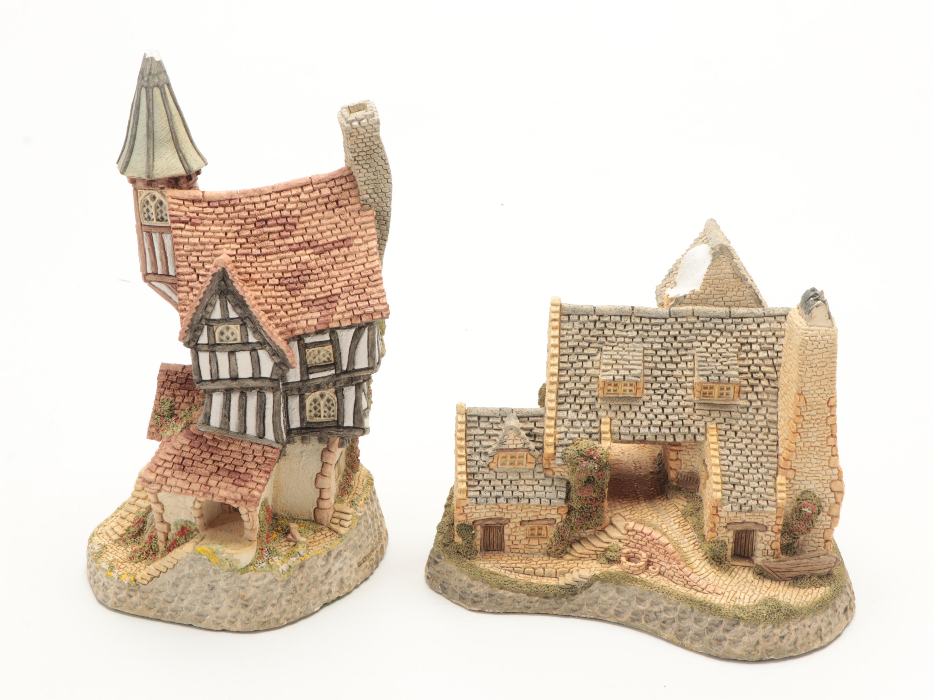 "The Jolly Roger" and Other David Winter Cottages