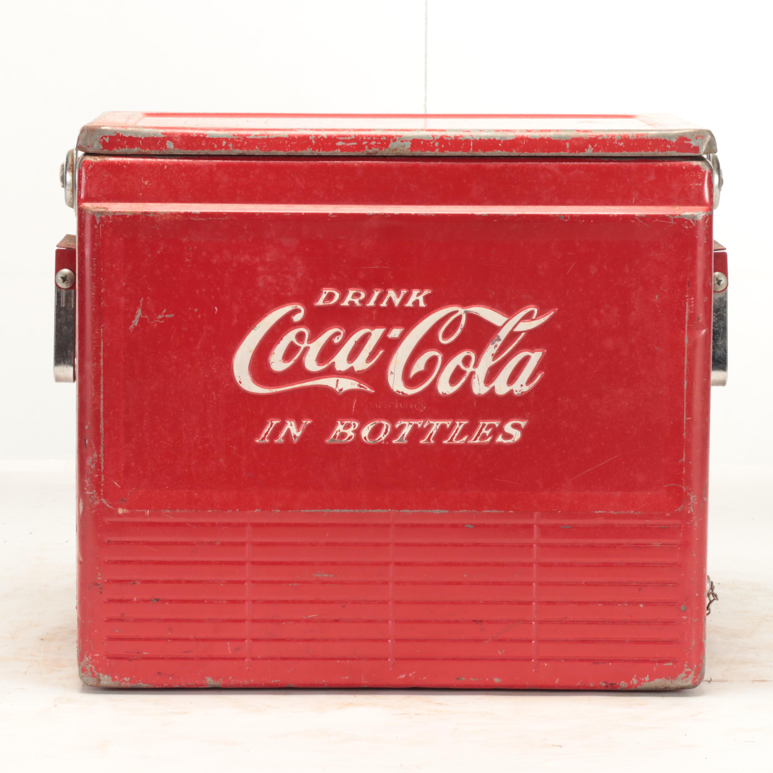 Progress Refrigerator Co. Coca-Cola Portable Cooler, Mid-20th Century