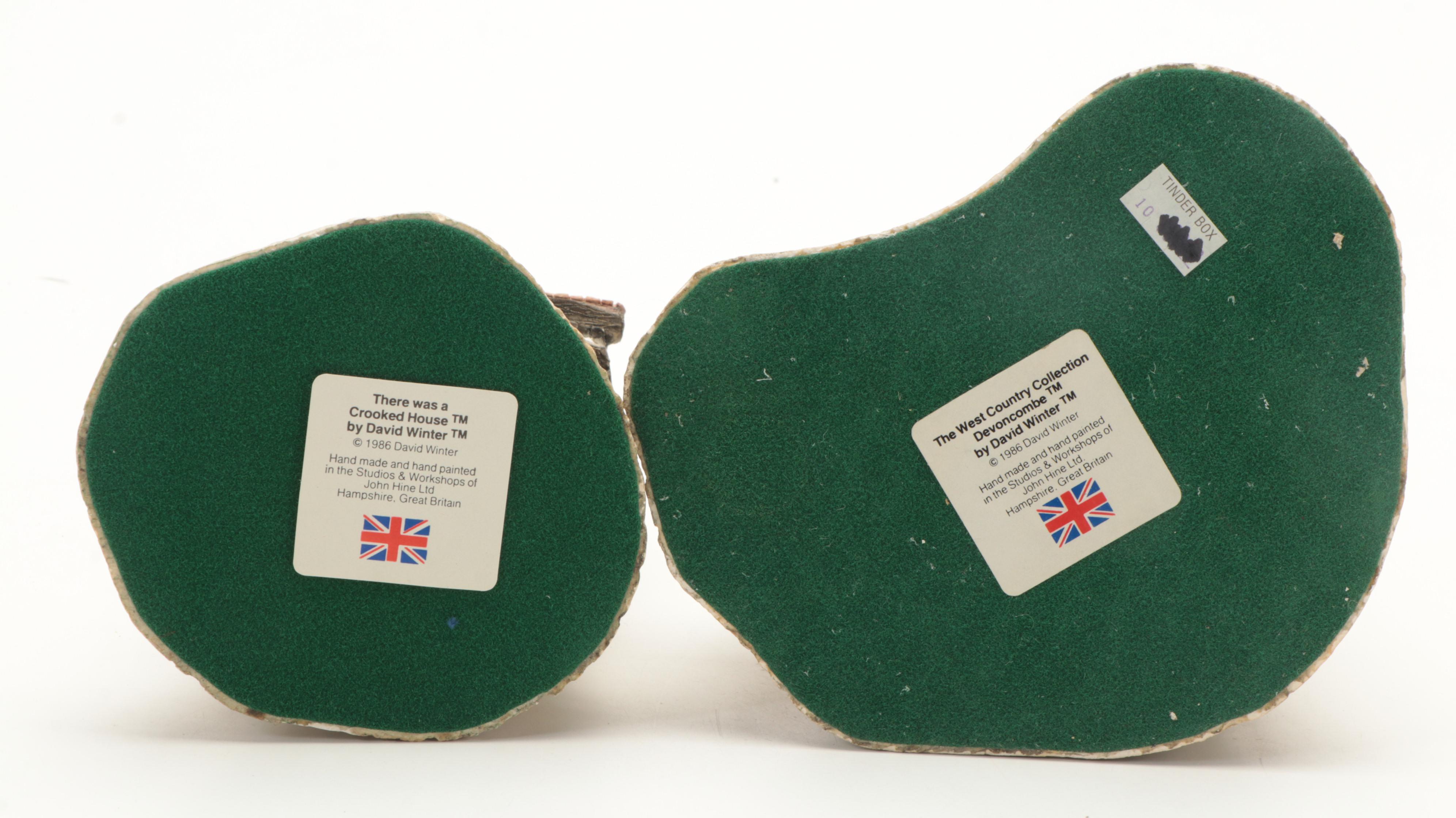 "The Jolly Roger" and Other David Winter Cottages