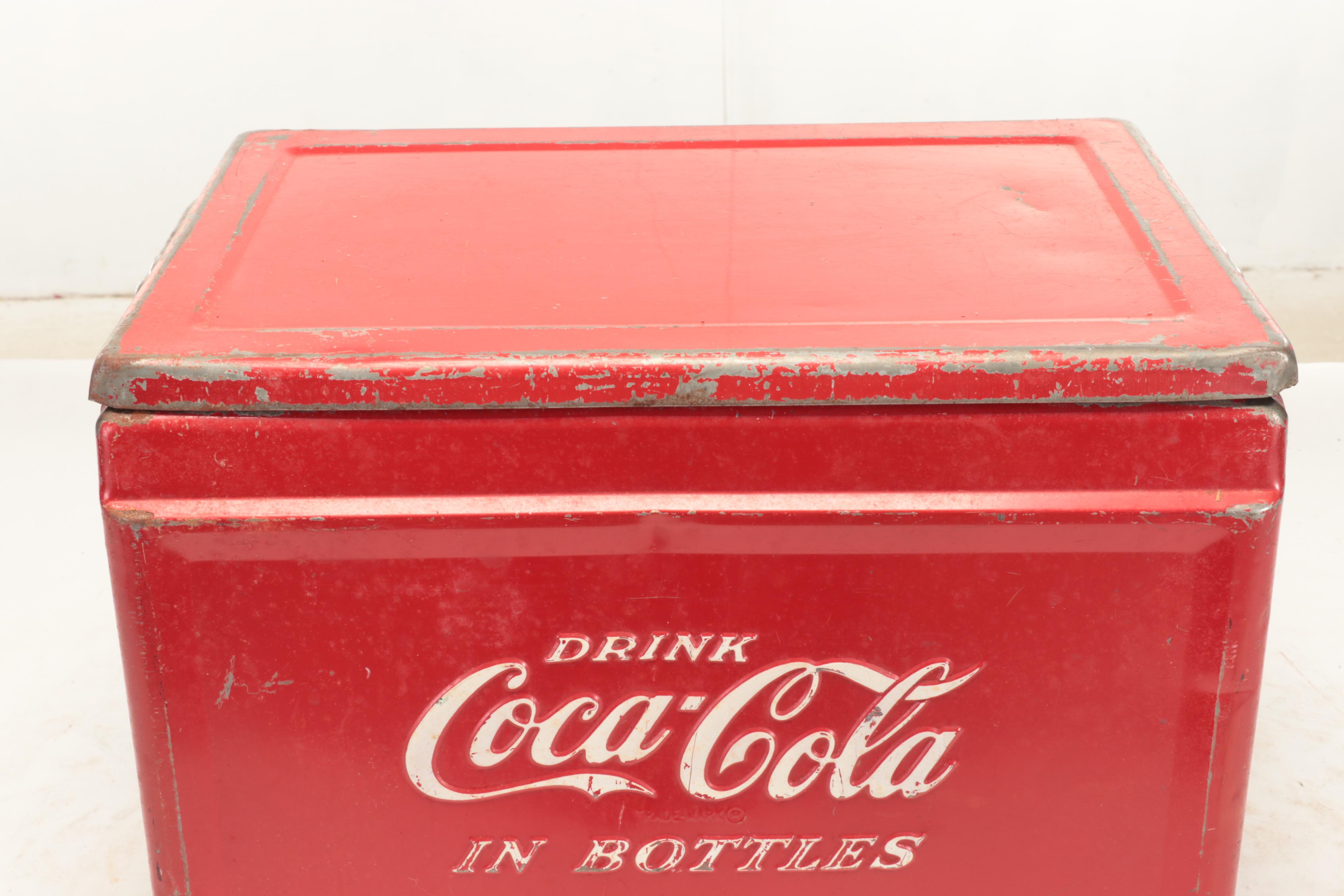 Progress Refrigerator Co. Coca-Cola Portable Cooler, Mid-20th Century