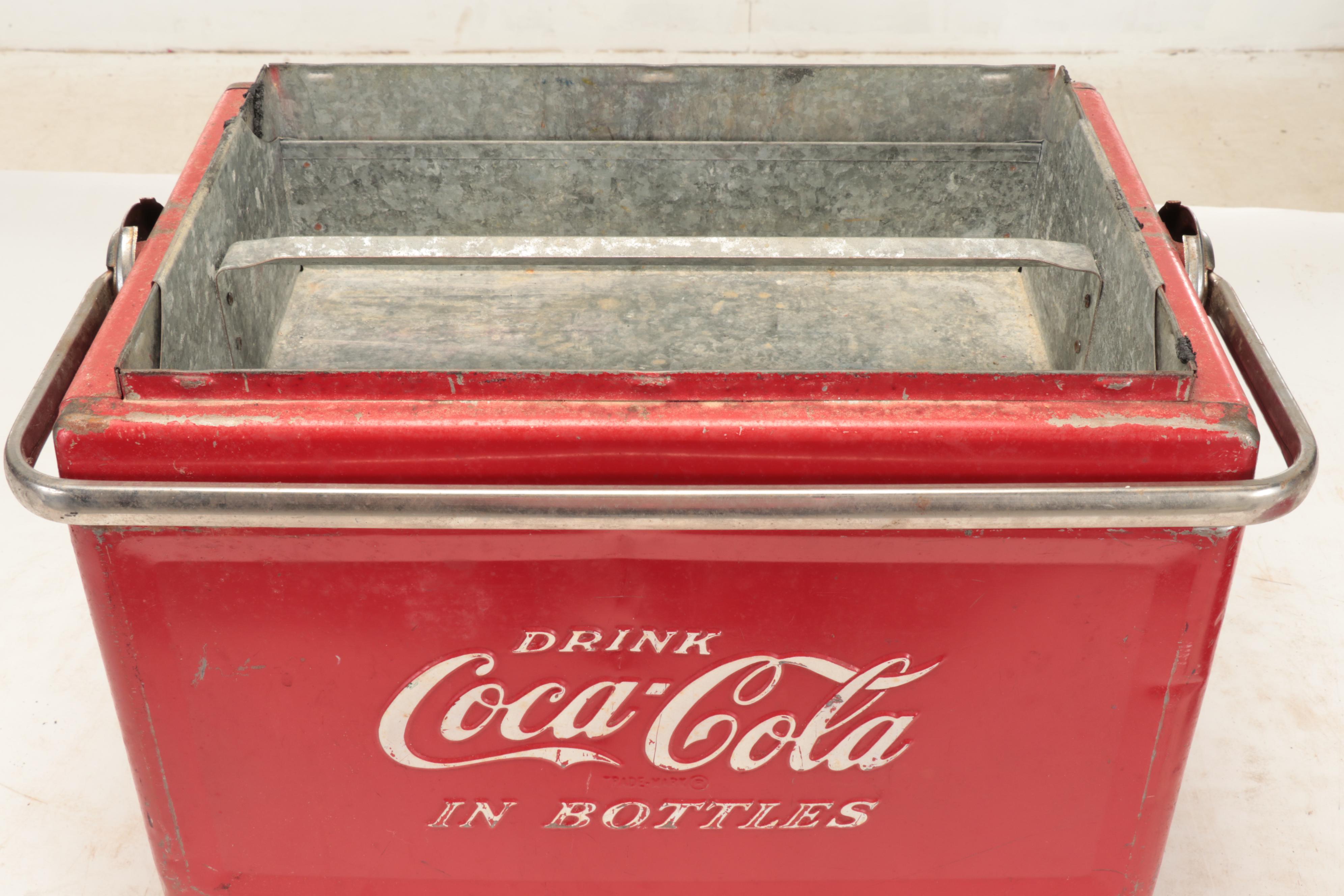 Progress Refrigerator Co. Coca-Cola Portable Cooler, Mid-20th Century