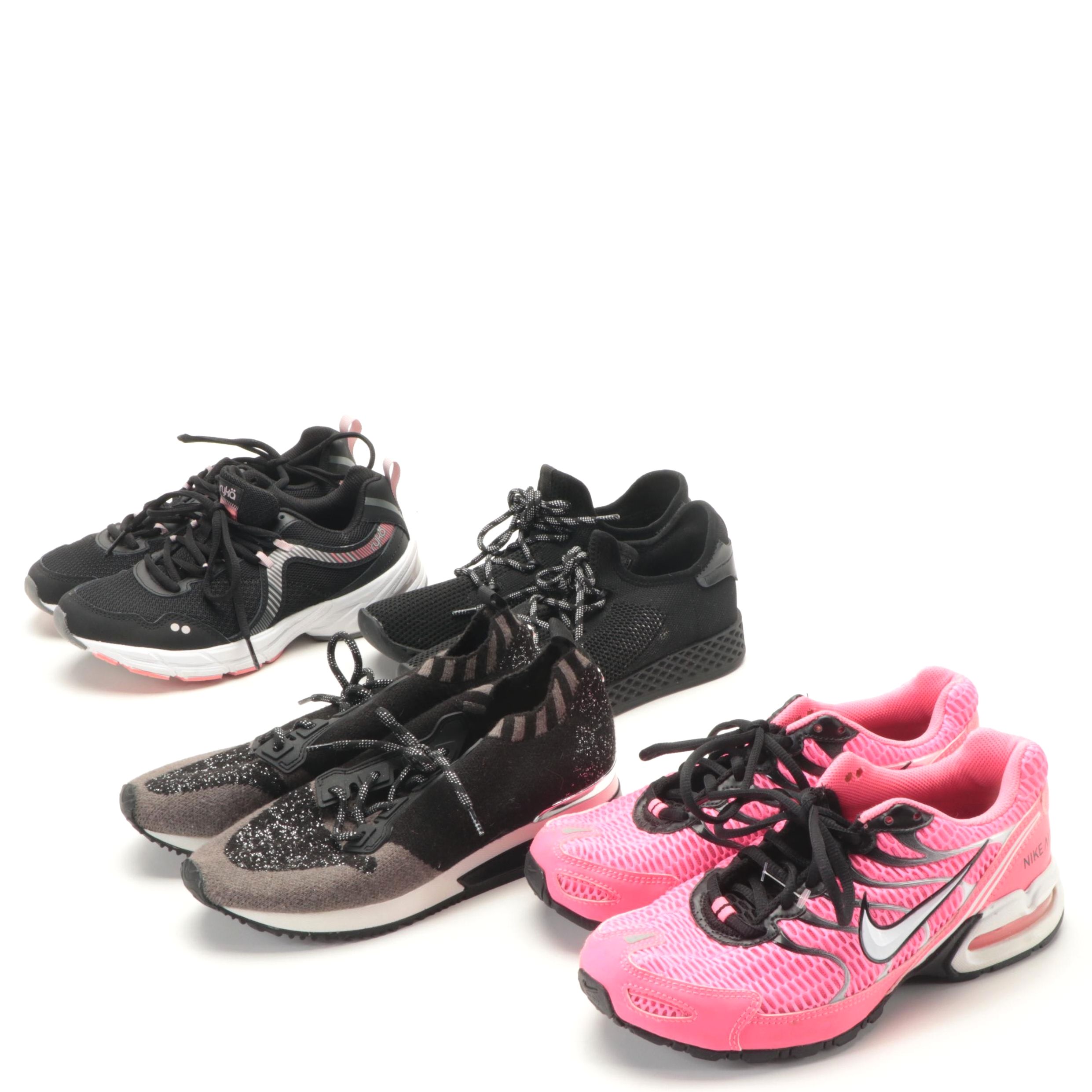 Nike Air Max Torch 4 Running Shoes, Rykä, and Urban Sport by J/Slides Sneakers