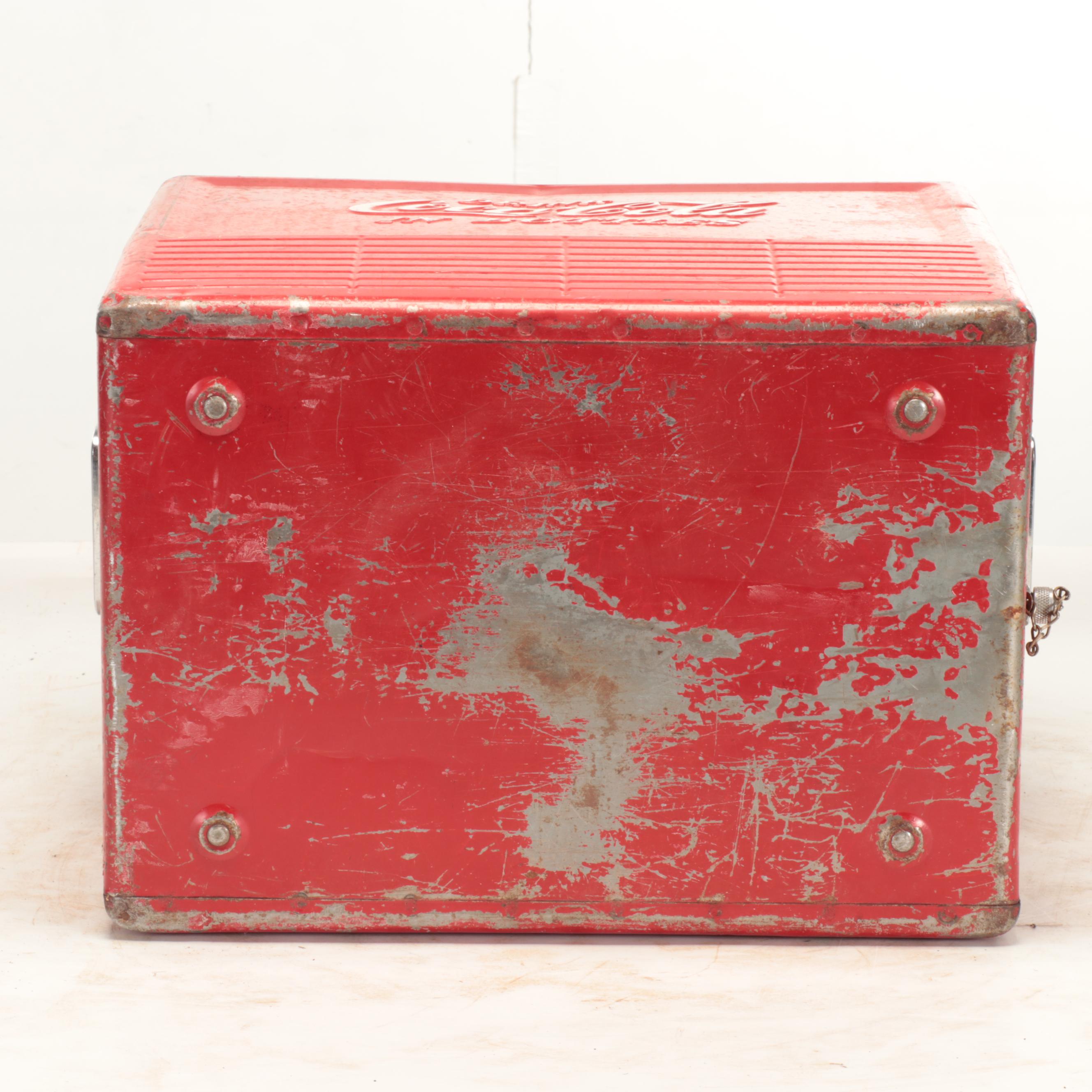 Progress Refrigerator Co. Coca-Cola Portable Cooler, Mid-20th Century