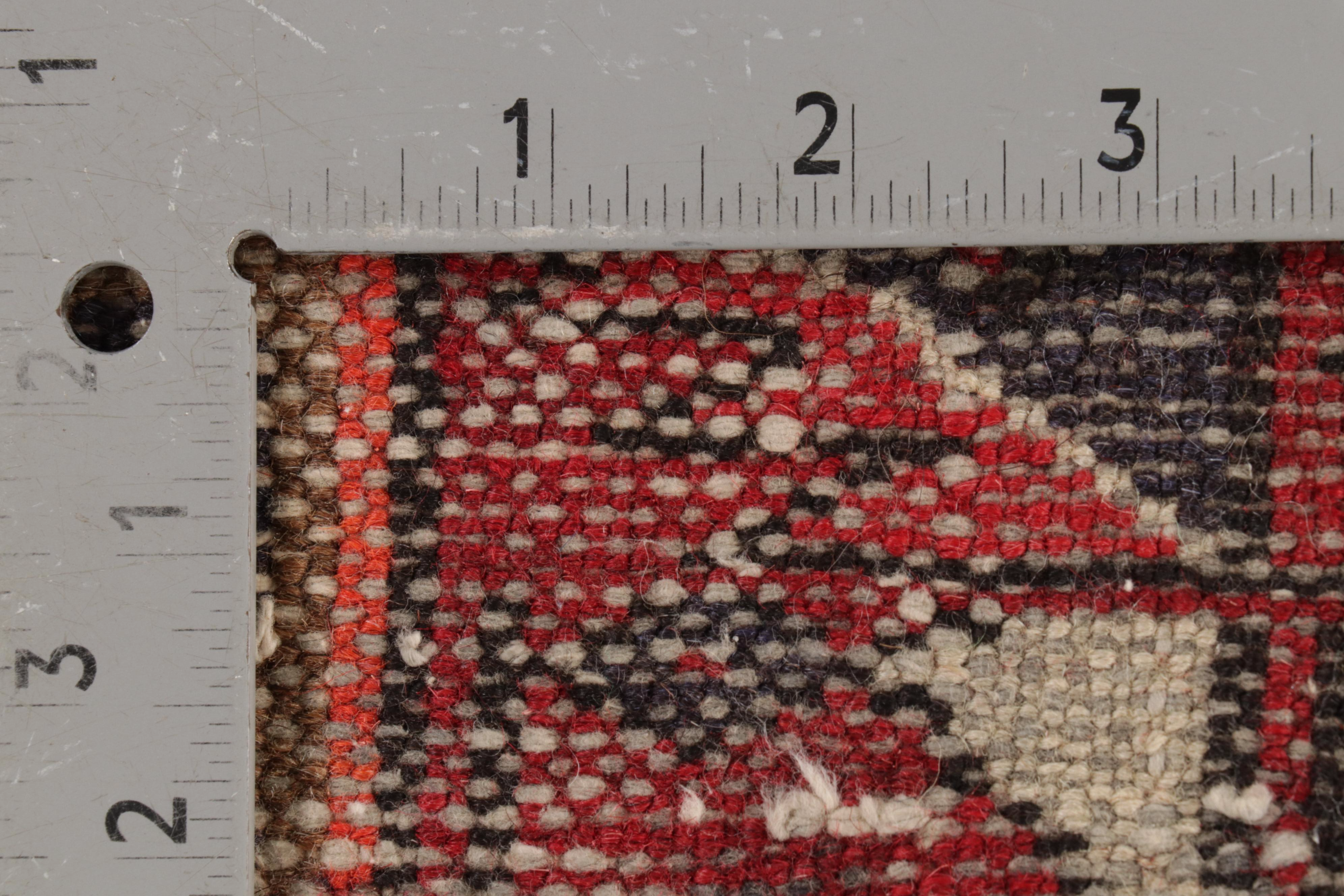 3'2 x 5'5 Hand-Knotted Persian Zanjan Rug, Circa 1980s