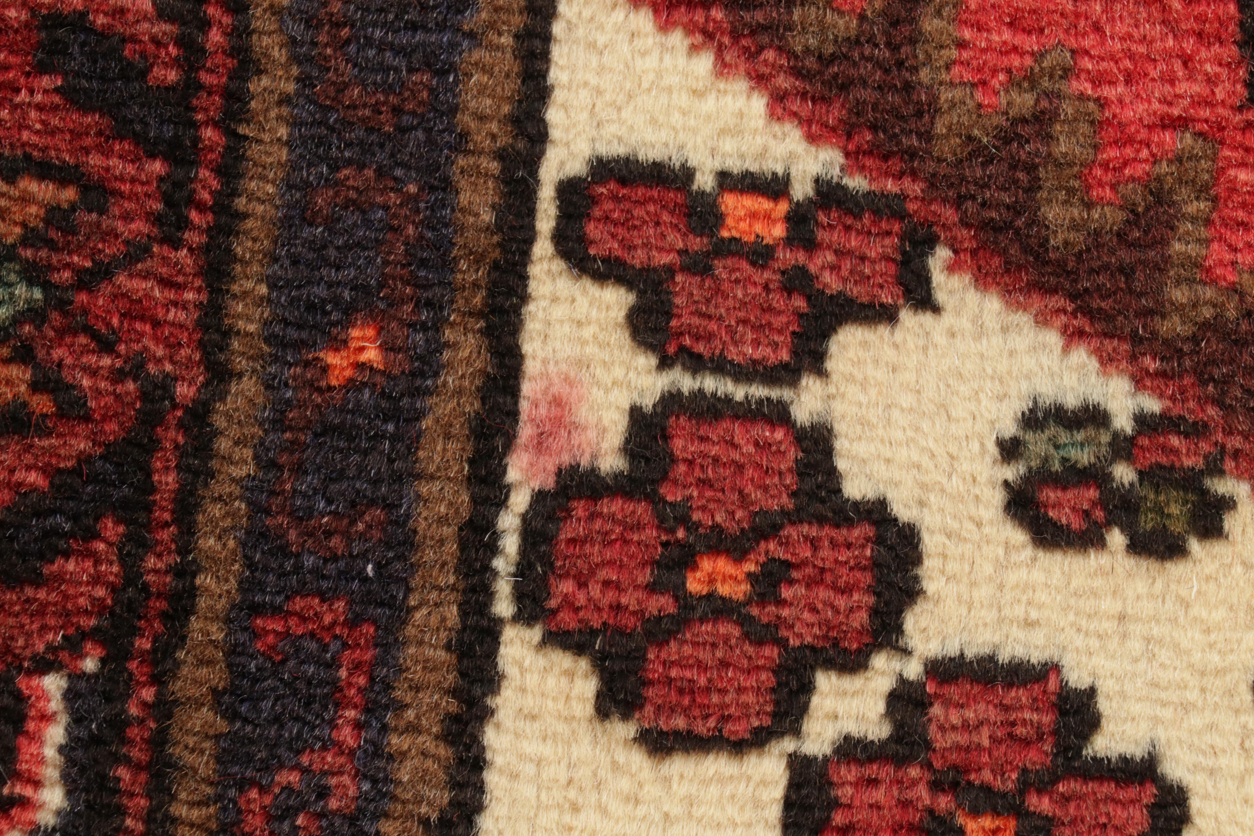 3'2 x 5'5 Hand-Knotted Persian Zanjan Rug, Circa 1980s