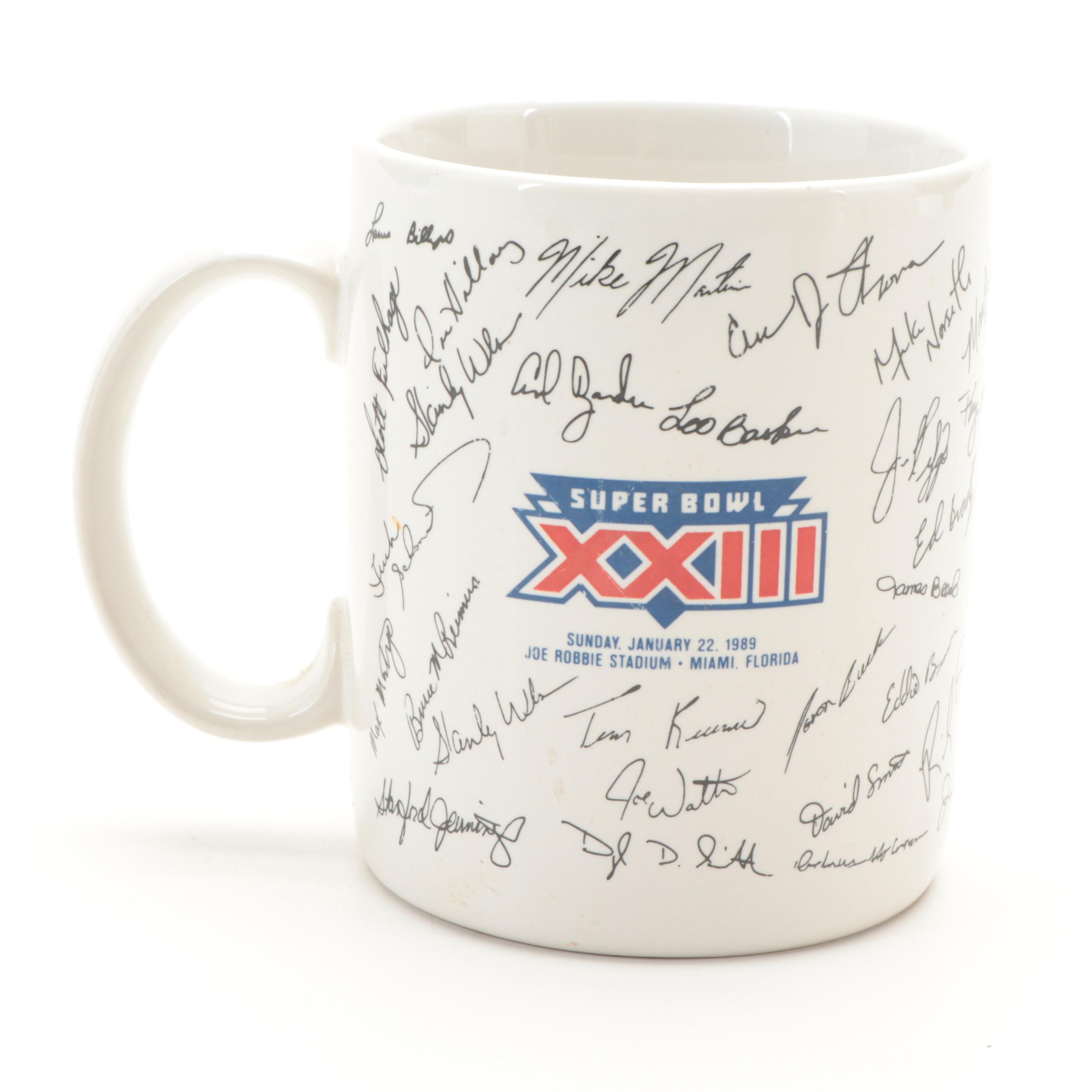 Cincinnati Bengals Commemorative Mug and 7UP Bottles with Tiger Figurine