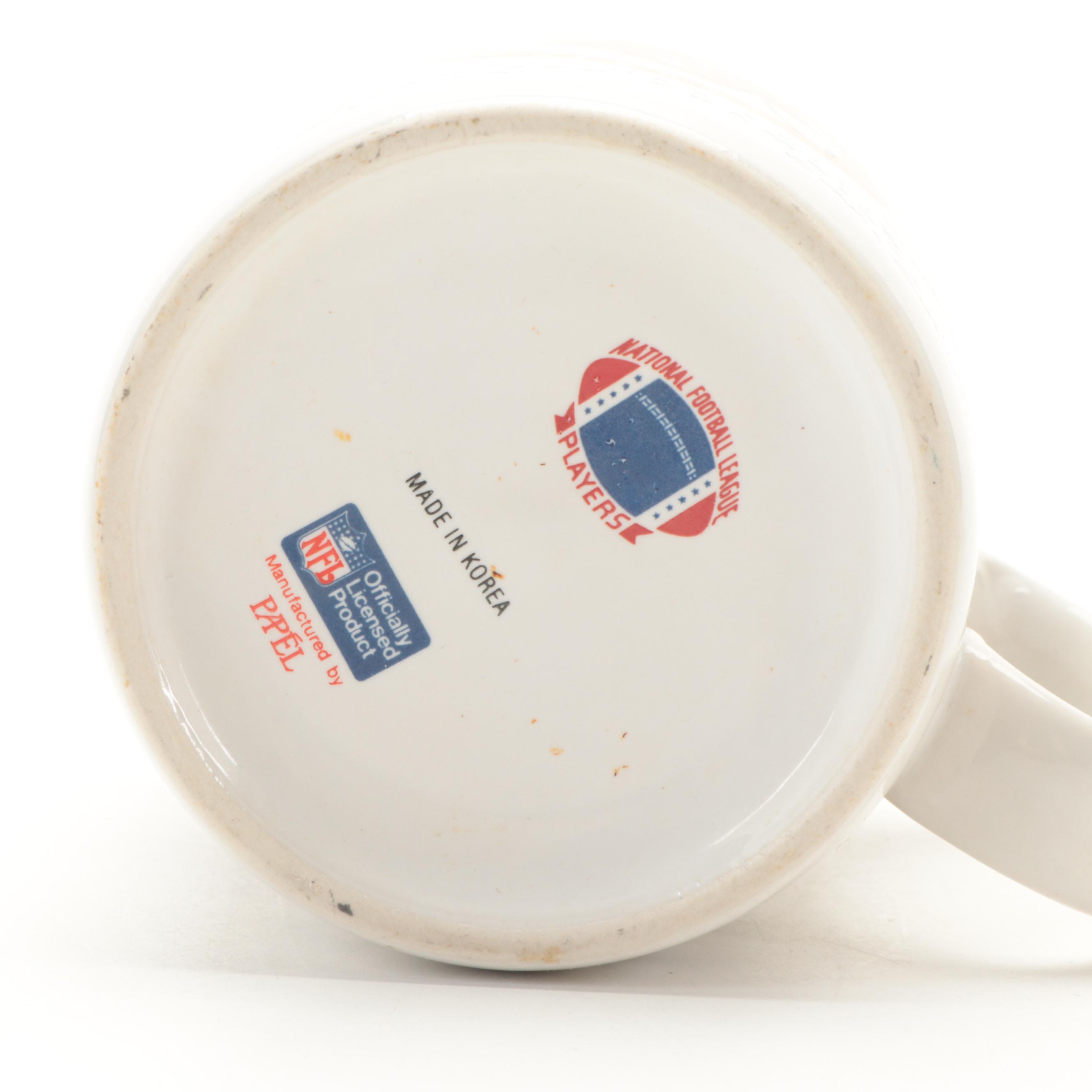 Cincinnati Bengals Commemorative Mug and 7UP Bottles with Tiger Figurine