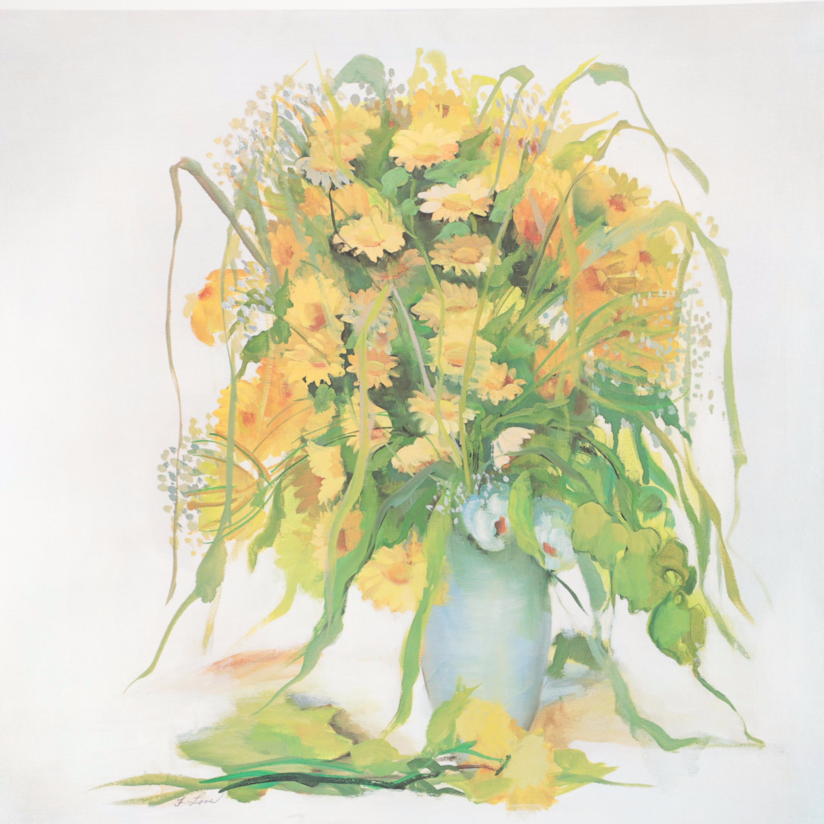 Still Life Offset Lithograph After Georg Rauch and More, Circa 1975