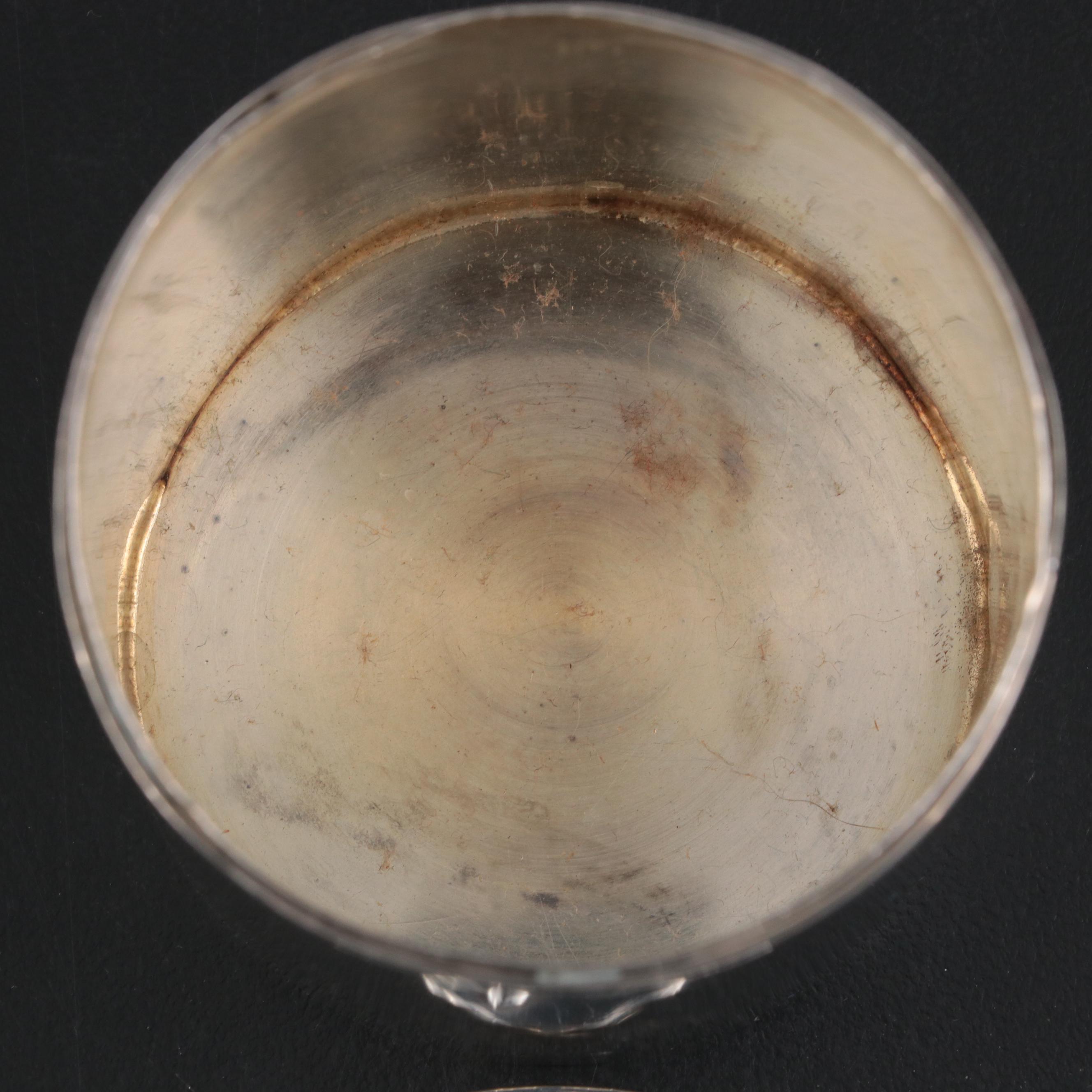 American Arts and Crafts Handwrought Sterling Silver Tea Caddy