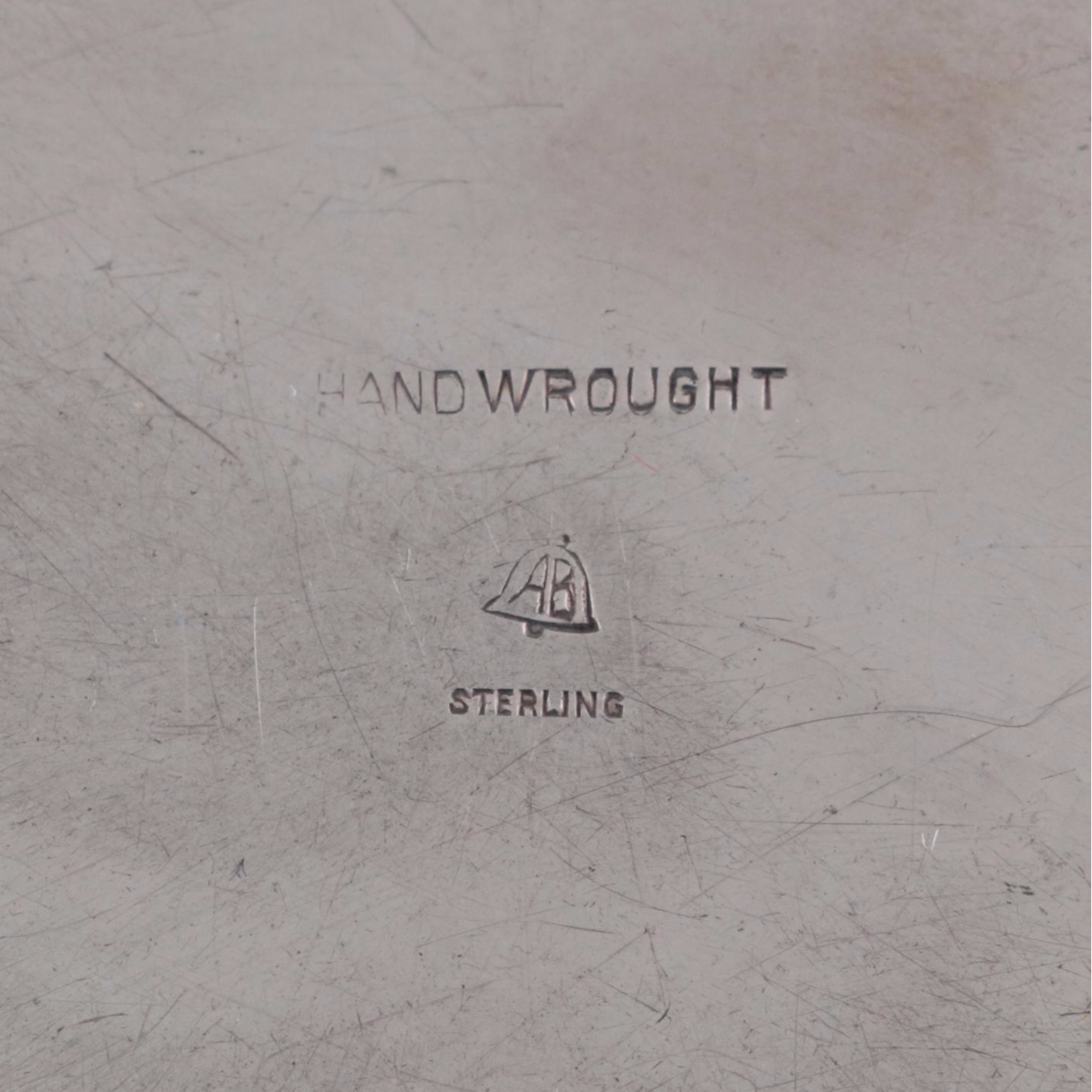 American Arts and Crafts Handwrought Sterling Silver Tea Caddy