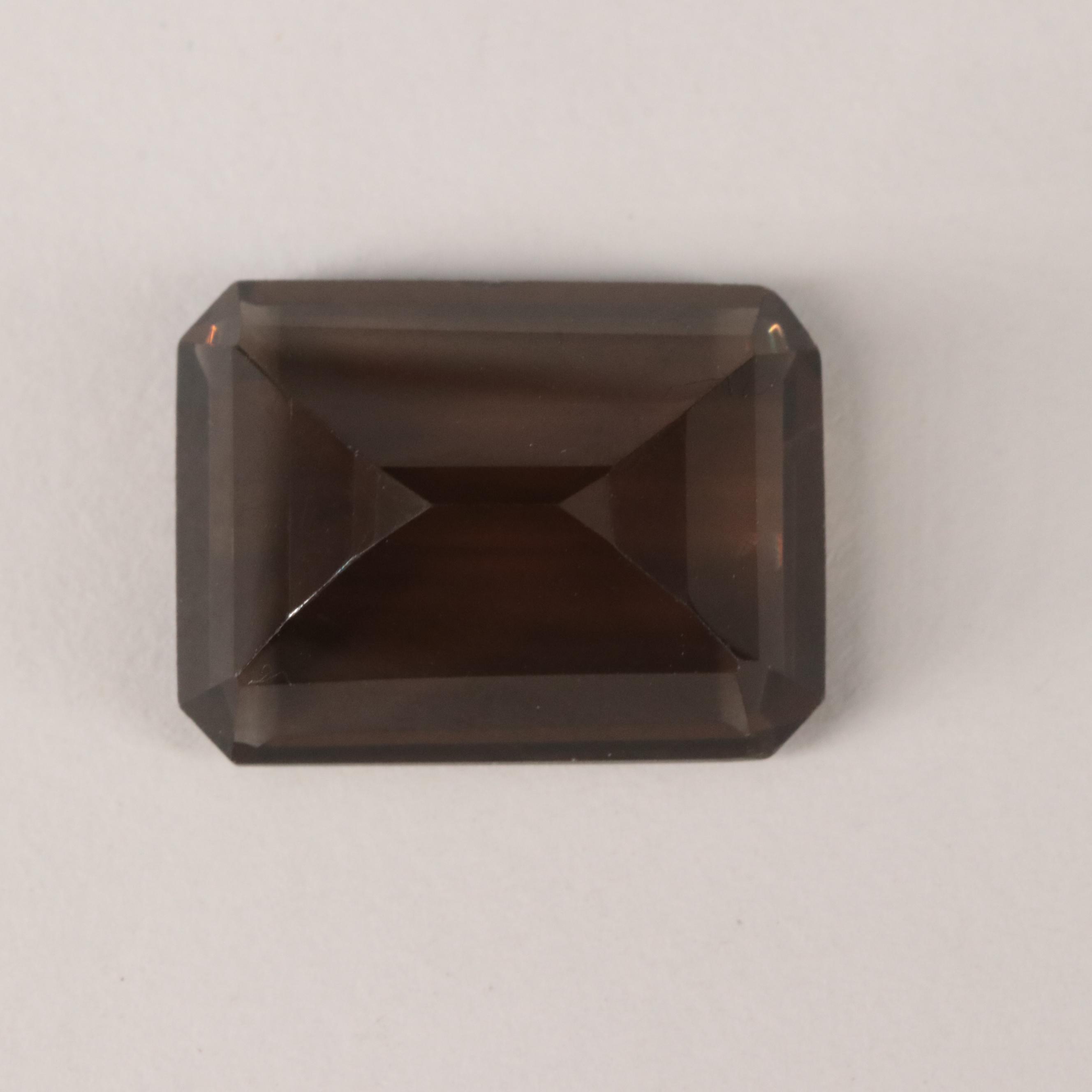 Loose 10.58 CT Smoky Quartz