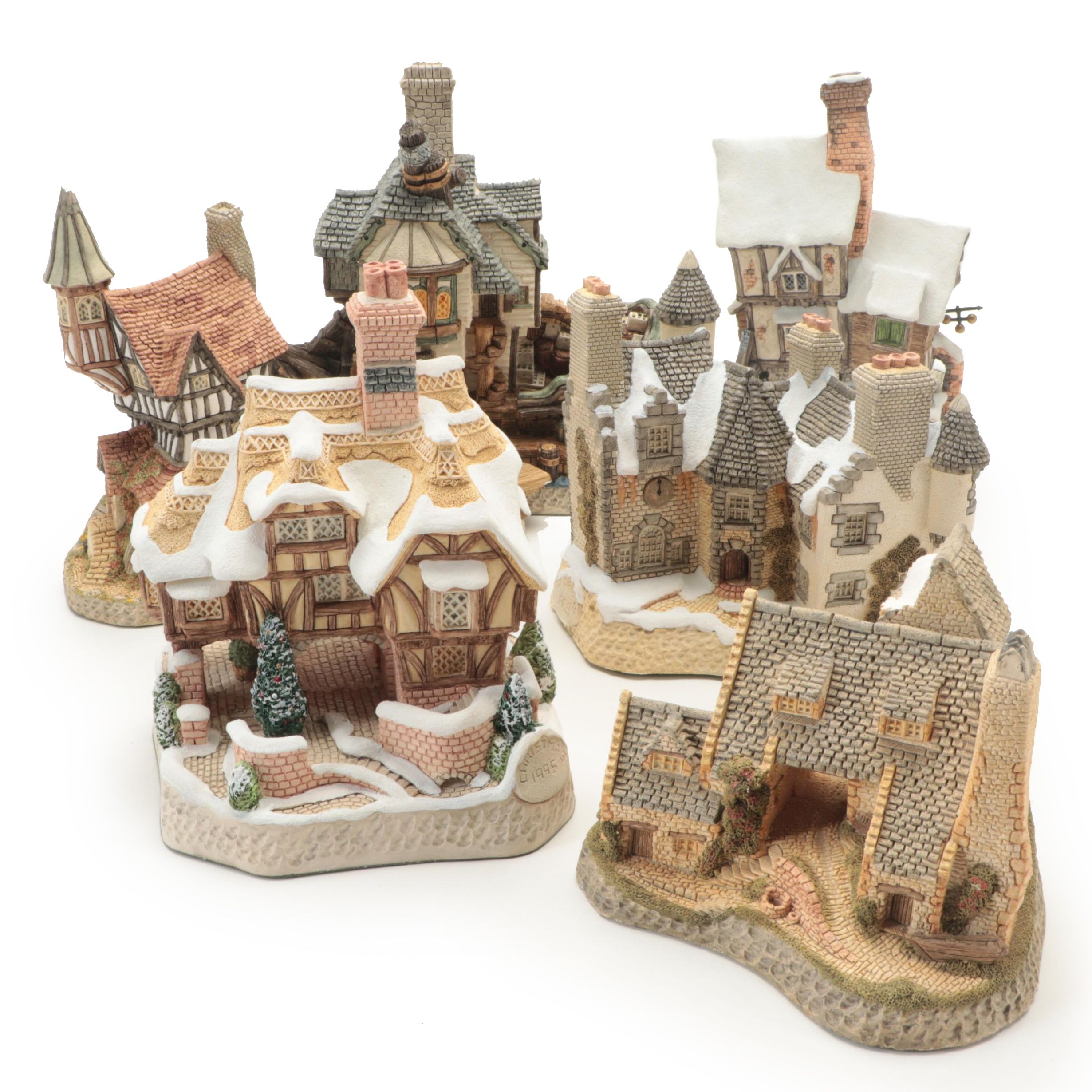 "The Jolly Roger" and Other David Winter Cottages