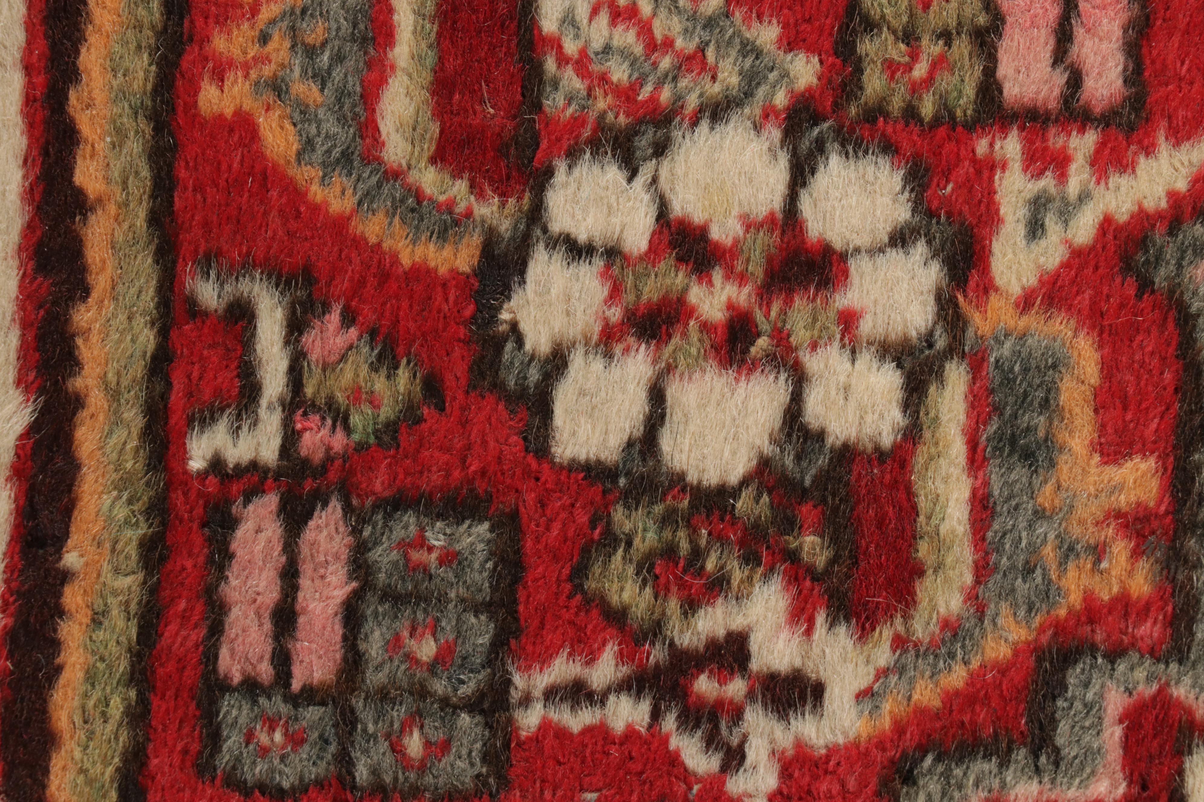 2'3 x 4'2 Hand-Knotted Persian Zanjan Rug, 1920s