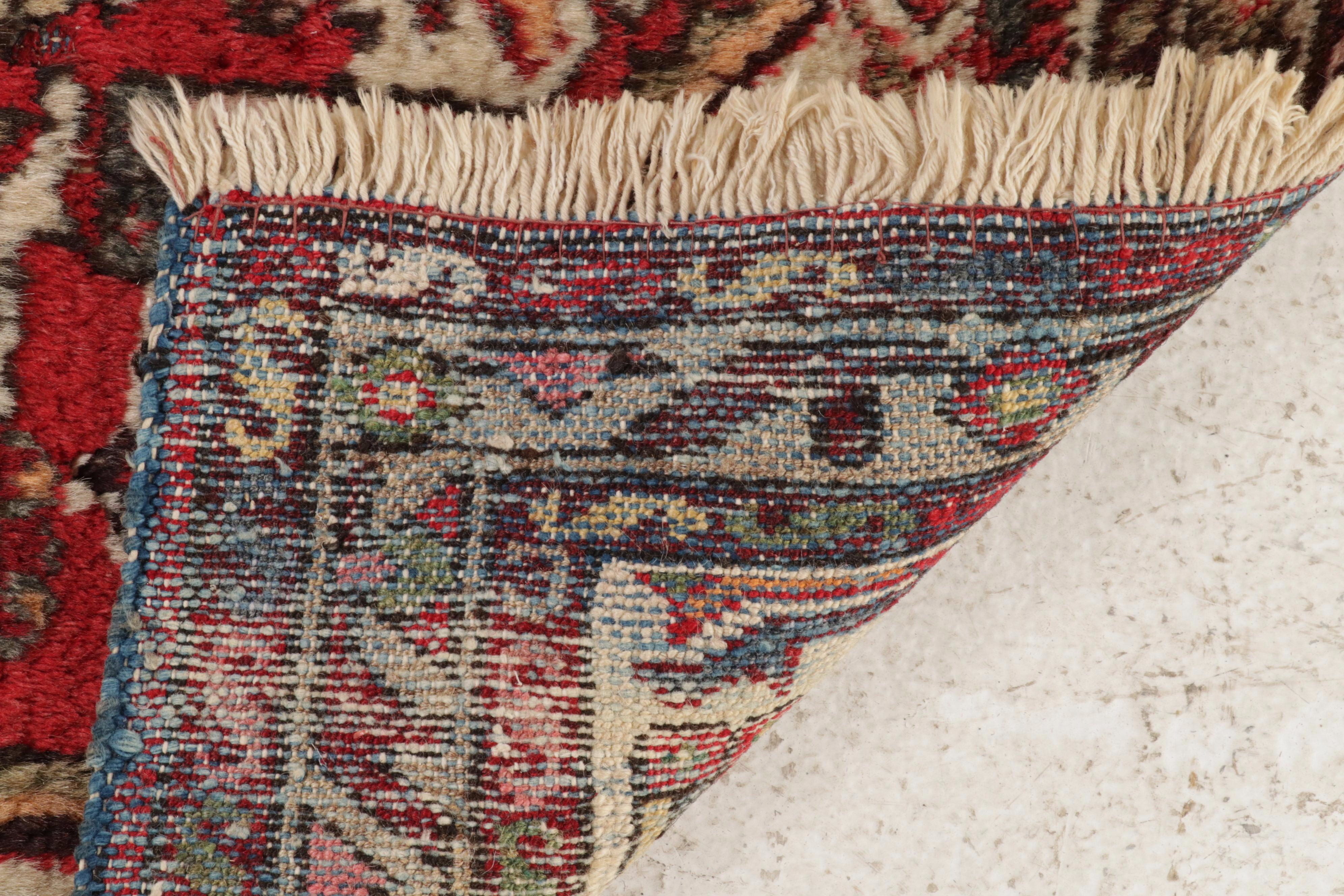 2'3 x 4'2 Hand-Knotted Persian Zanjan Rug, 1920s