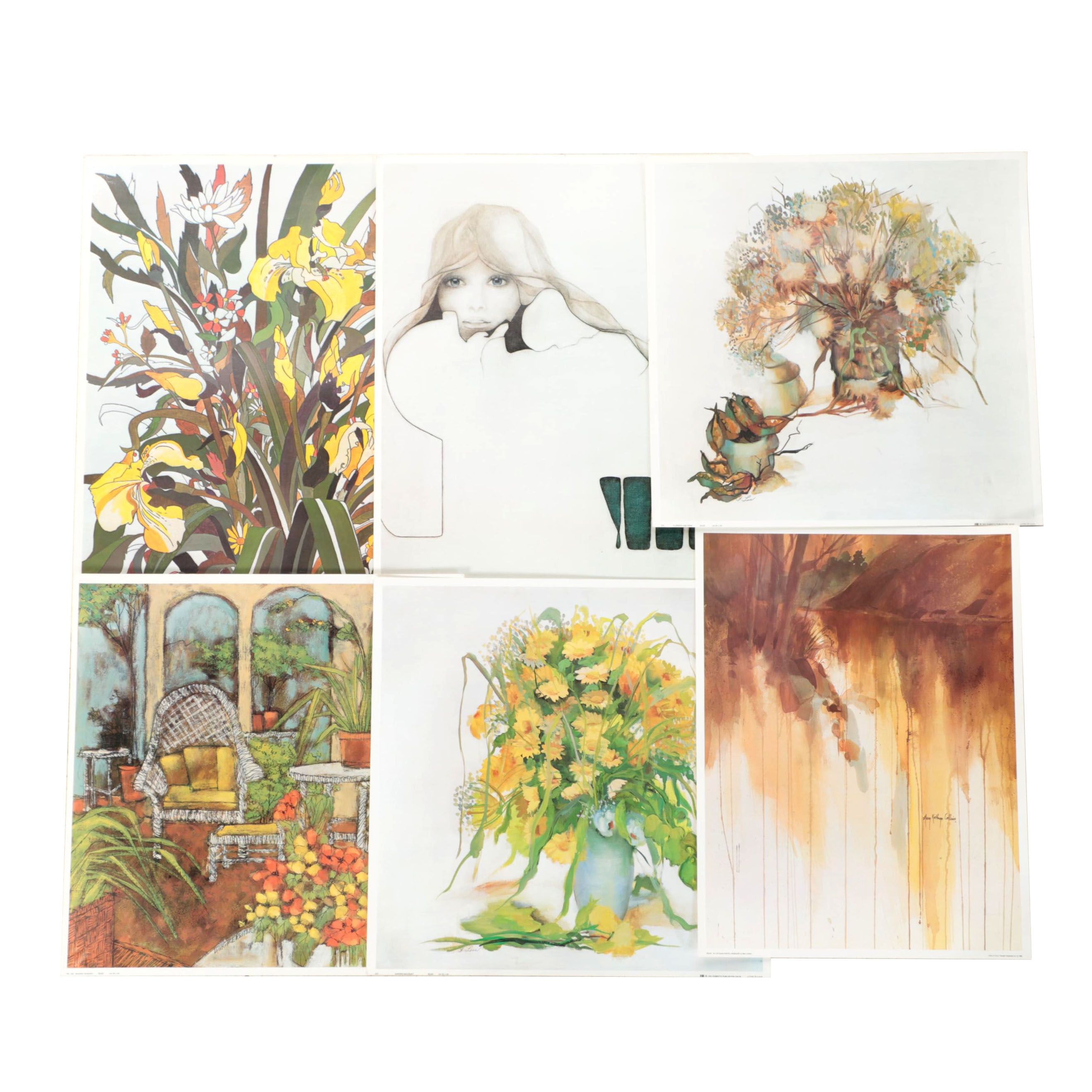 Still Life Offset Lithograph After Georg Rauch and More, Circa 1975