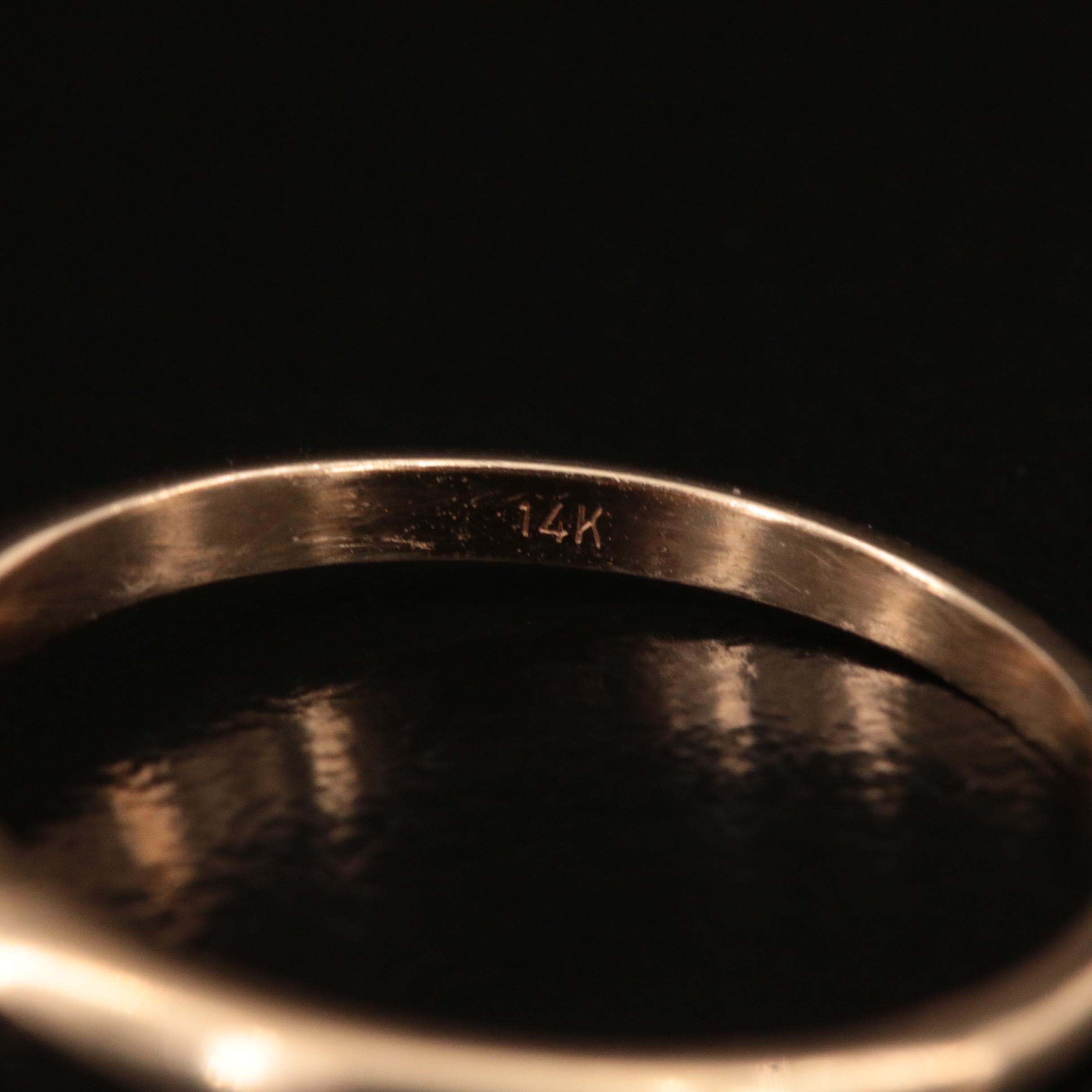 14K 0.51 CT Diamond Solitaire Ring