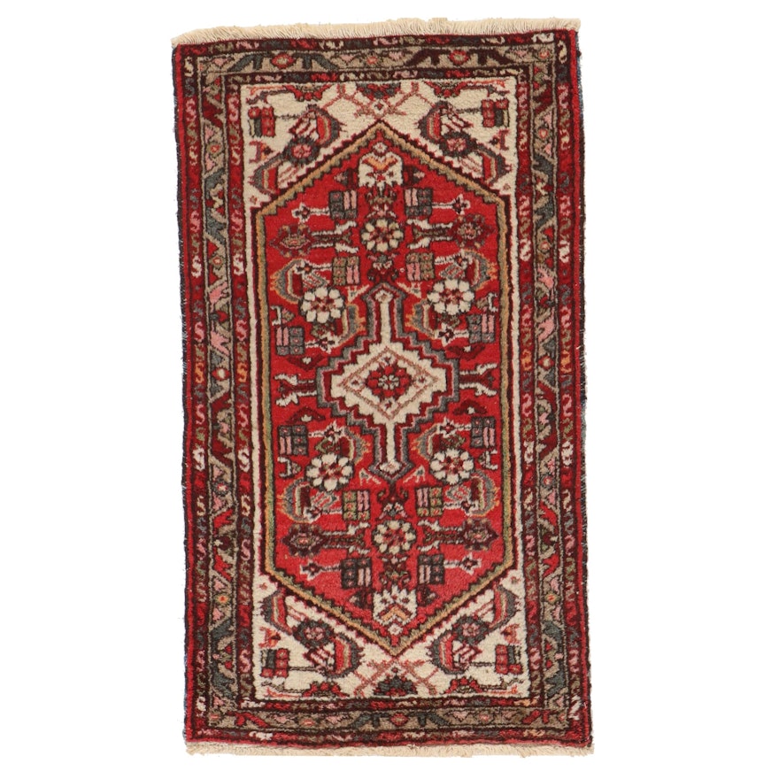 2'3 x 4'2 Hand-Knotted Persian Zanjan Rug, 1920s