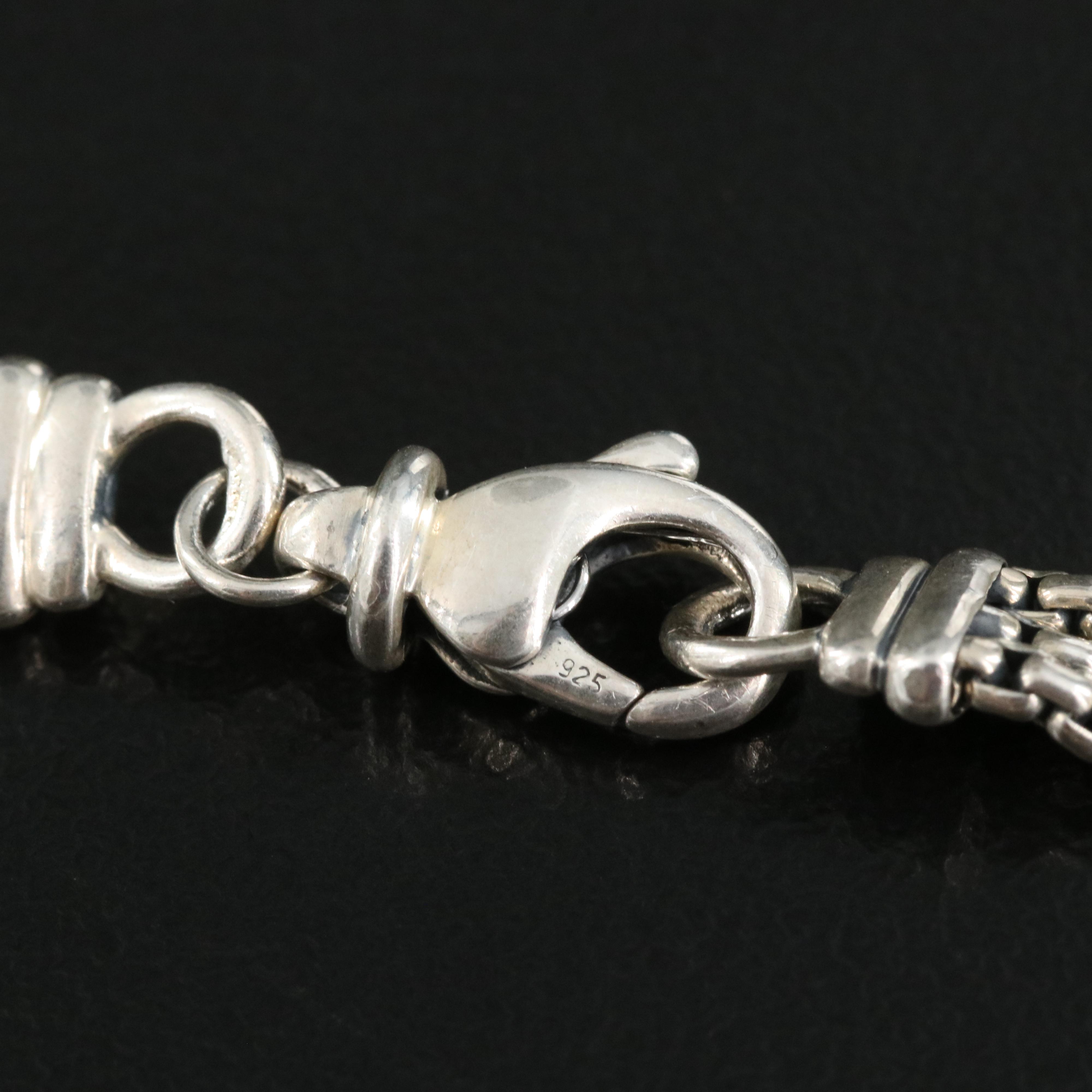 David Yurman Sterling Iolite Necklace with 18K Accents