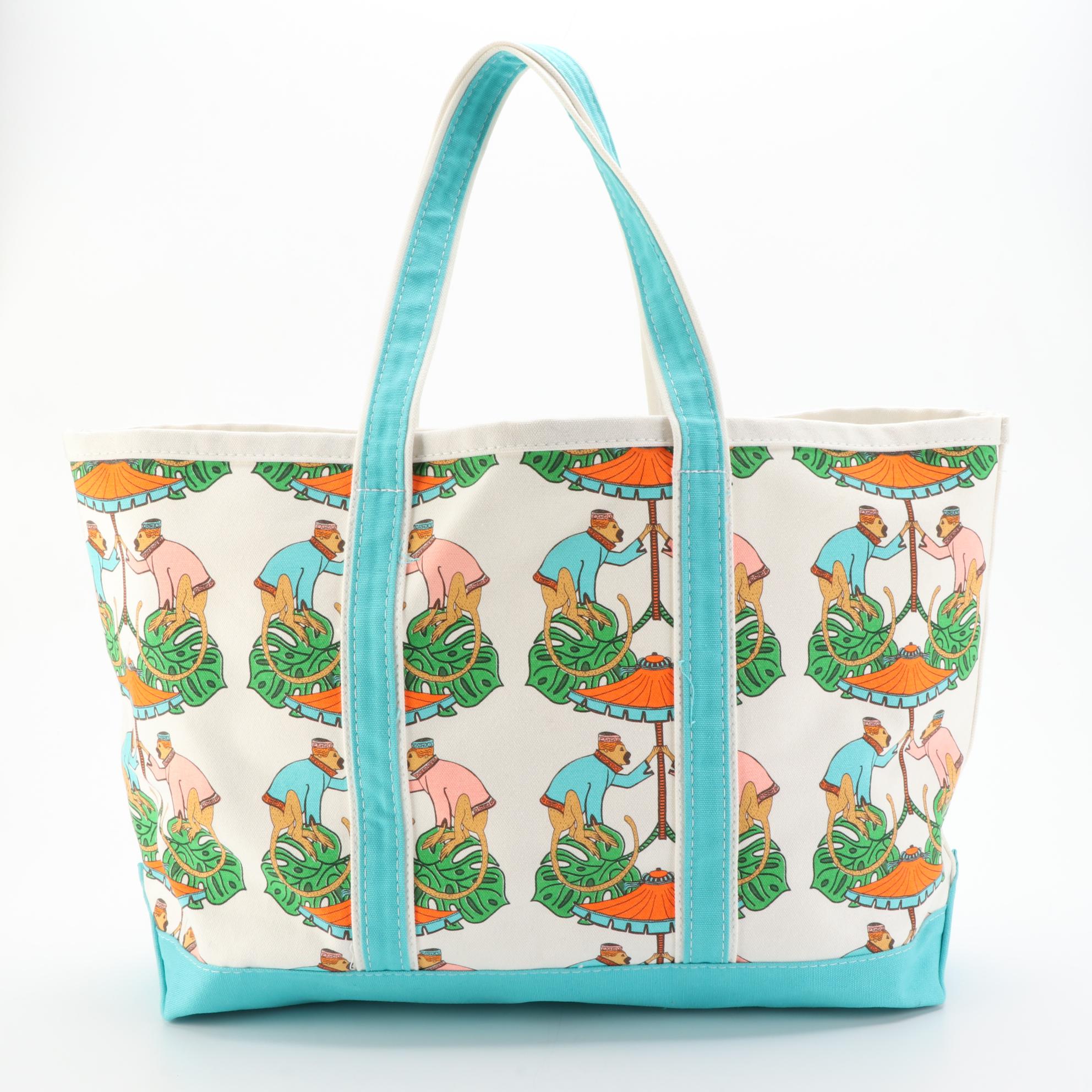 Modus Rio! Michelle Tote with Crab & Cleek x Emily McCarthy Monkey Print Tote