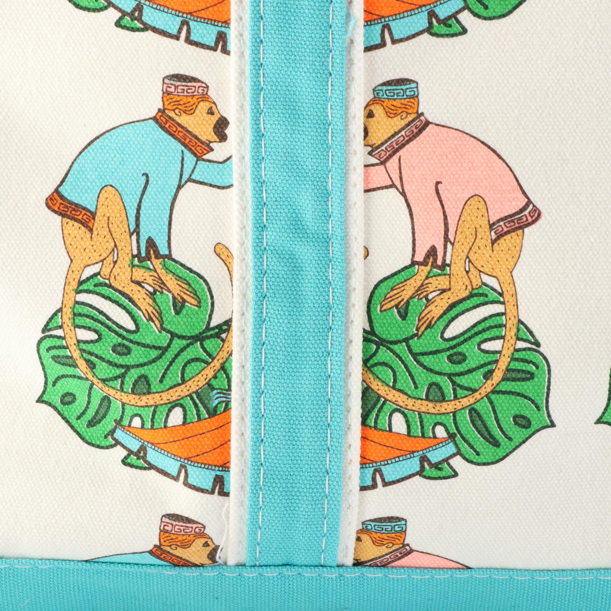 Modus Rio! Michelle Tote with Crab & Cleek x Emily McCarthy Monkey Print Tote