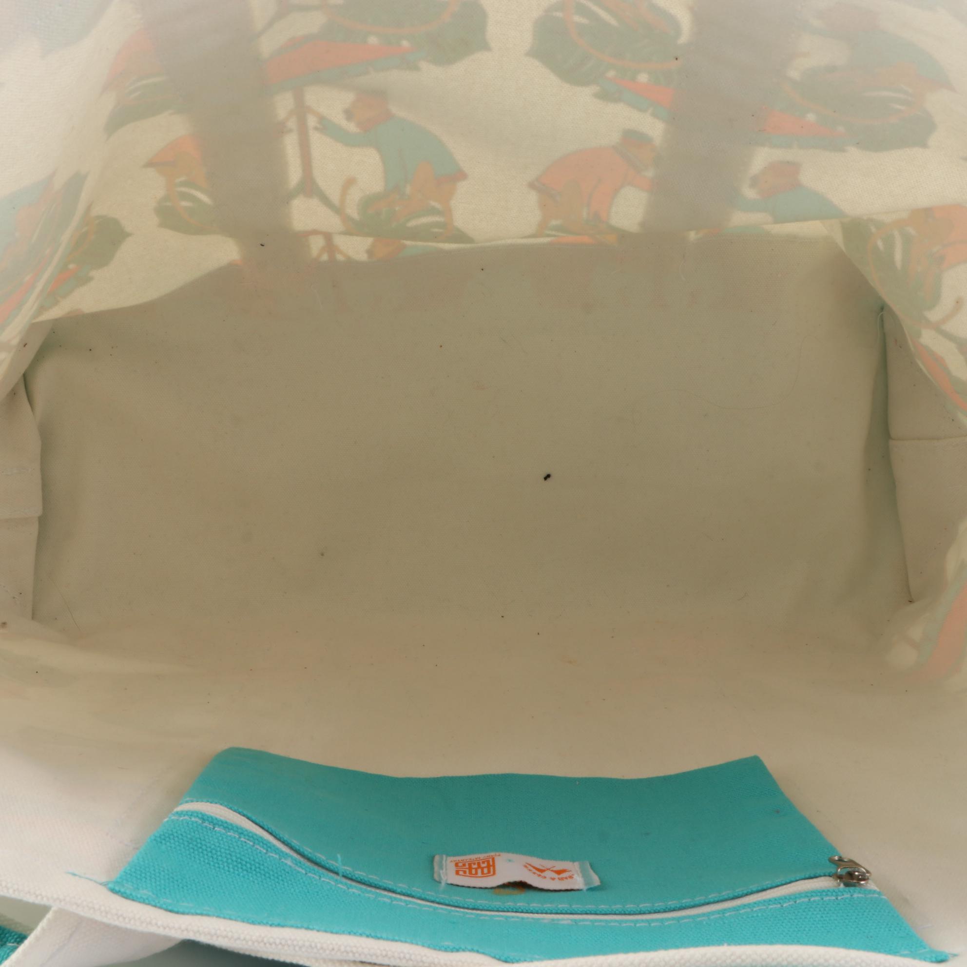 Modus Rio! Michelle Tote with Crab & Cleek x Emily McCarthy Monkey Print Tote