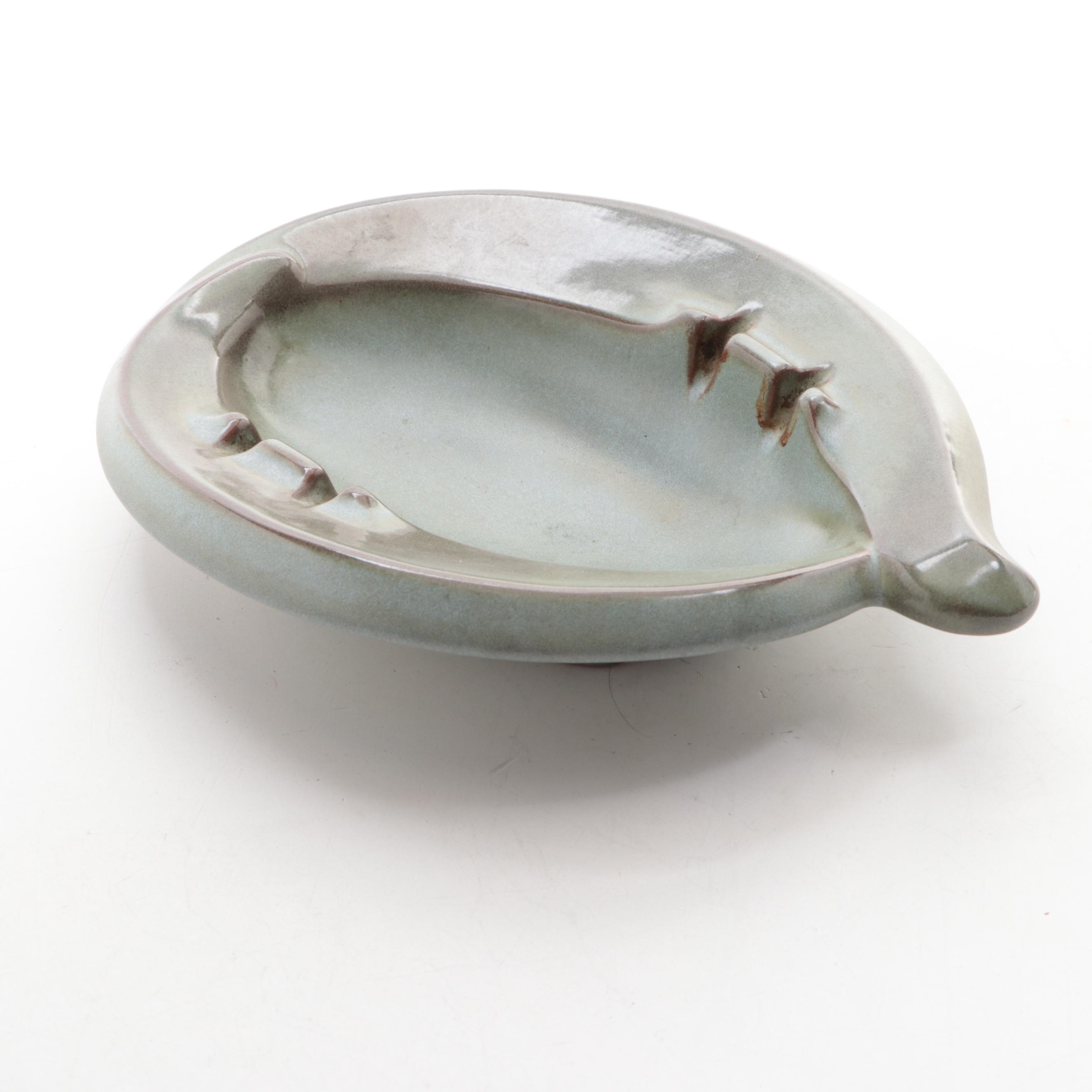 Frankoma "Plainsman" Bookend with Mug and Ashtray, Mid-20th Century