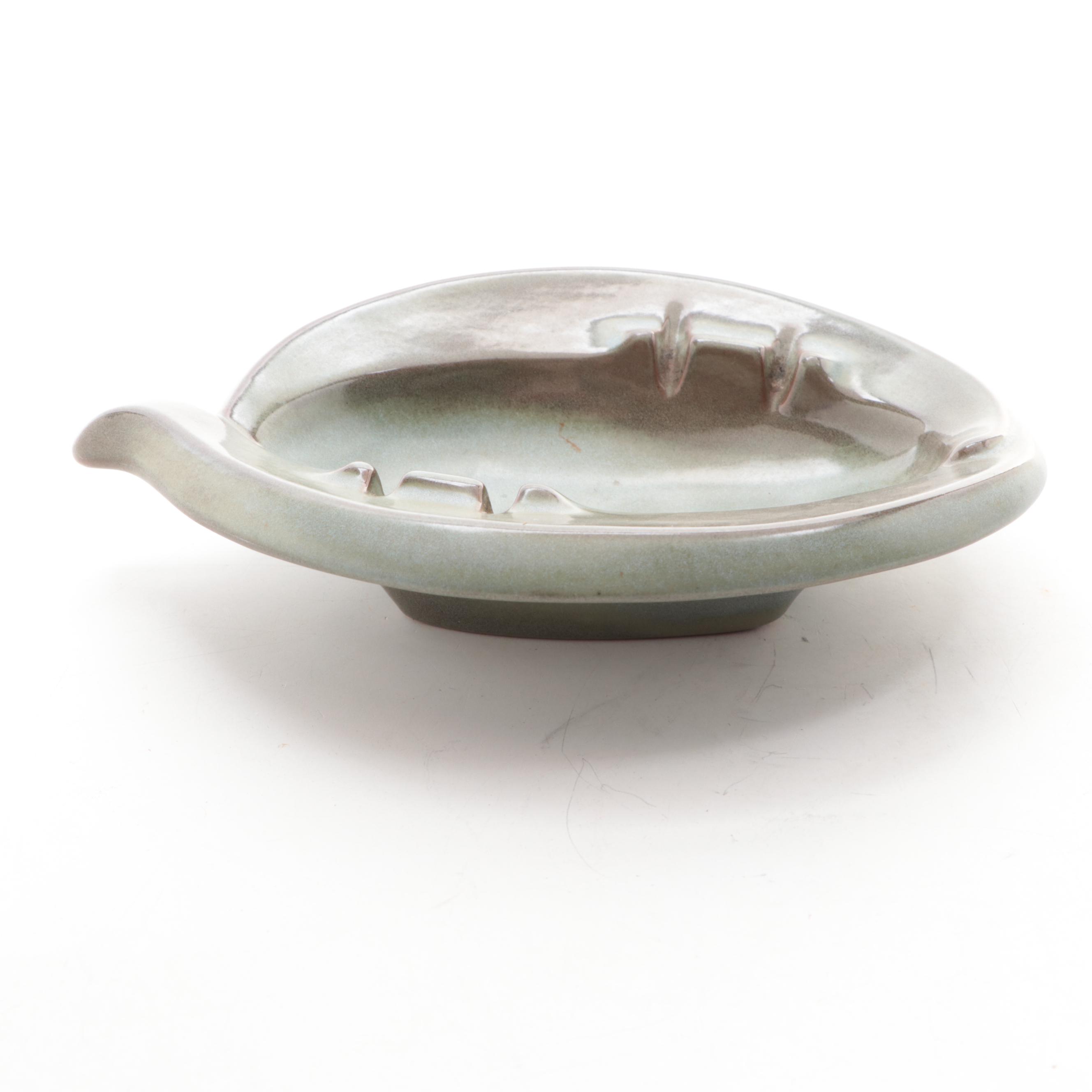 Frankoma "Plainsman" Bookend with Mug and Ashtray, Mid-20th Century