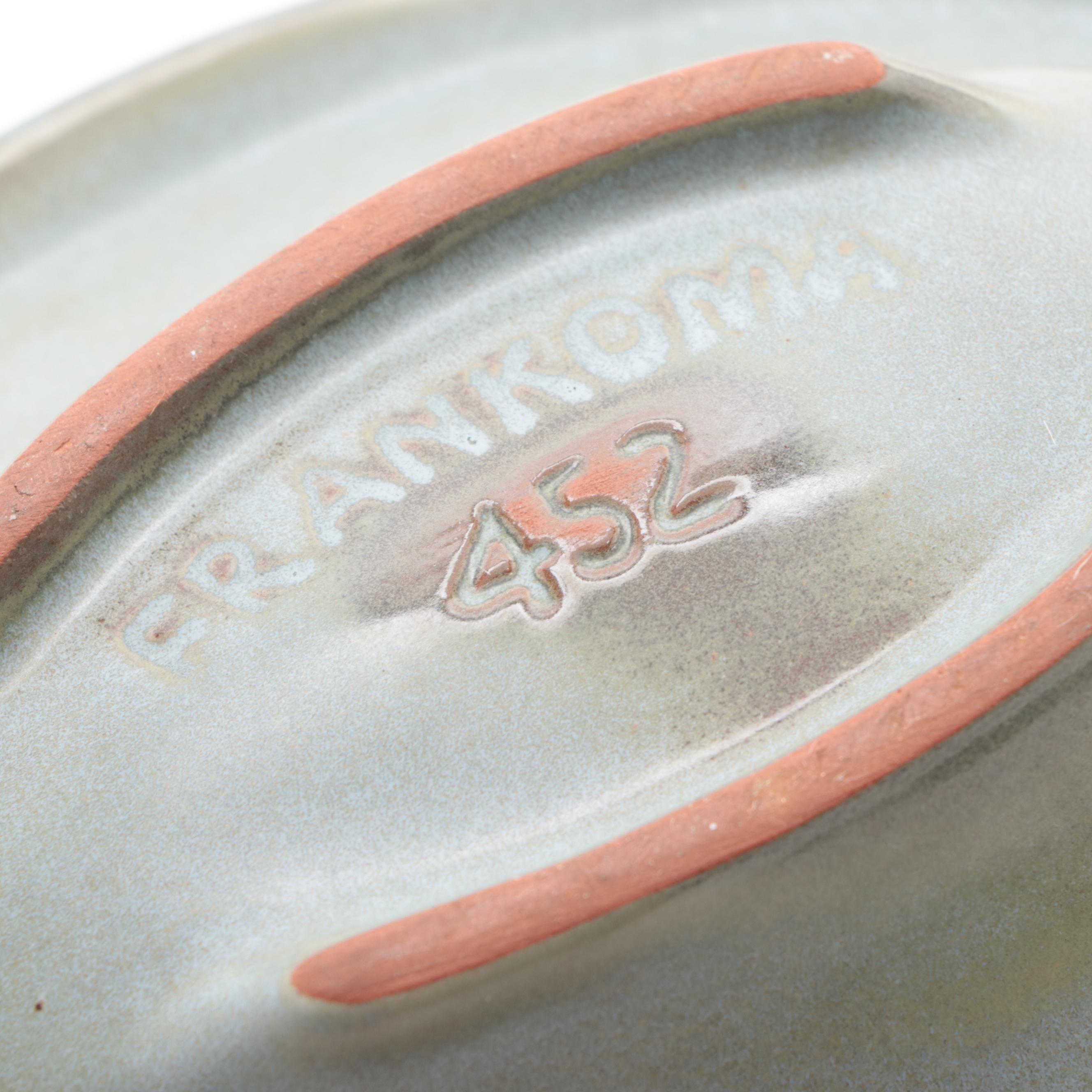 Frankoma "Plainsman" Bookend with Mug and Ashtray, Mid-20th Century