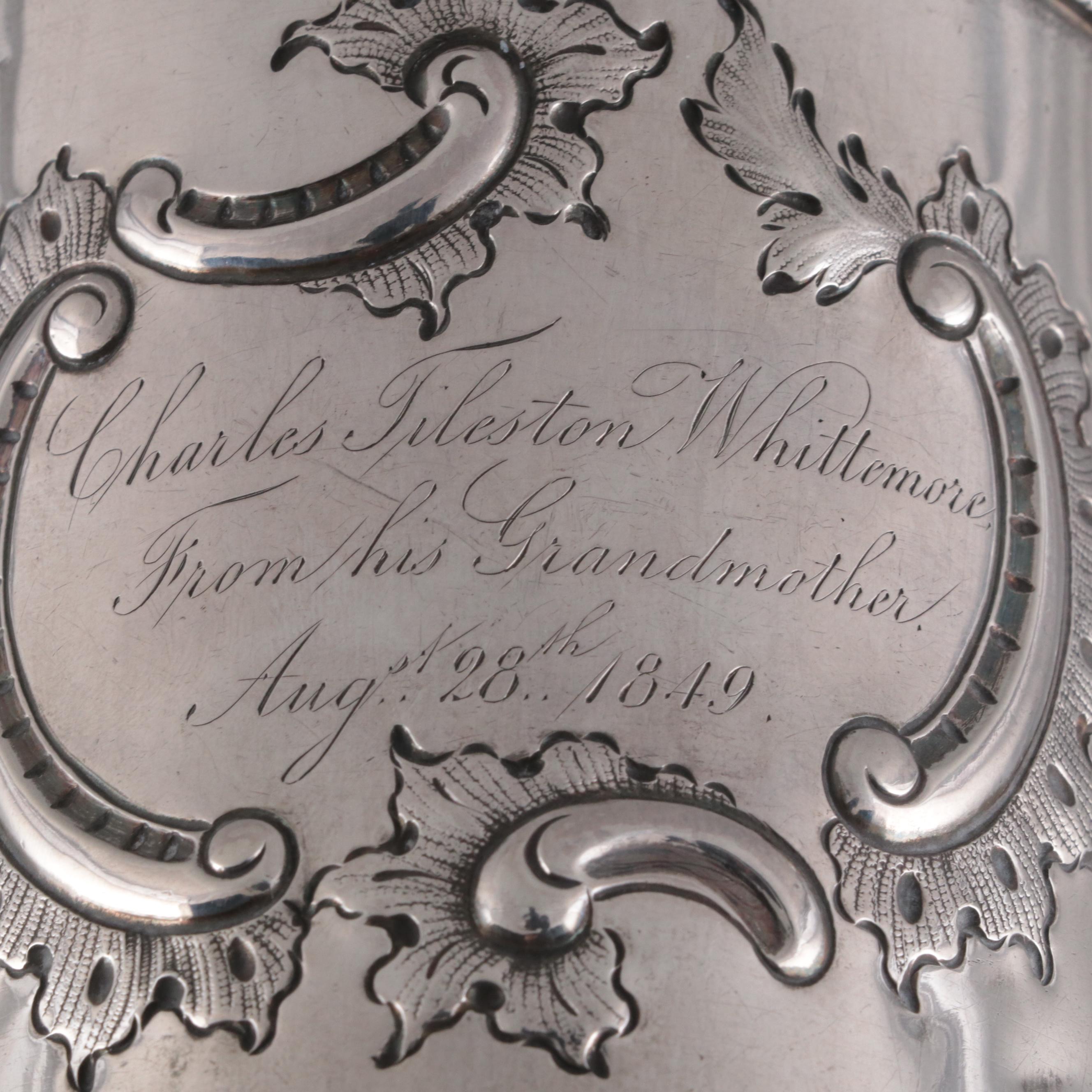 Gale & Hayden Coin Silver Keepsake Cup, 1849