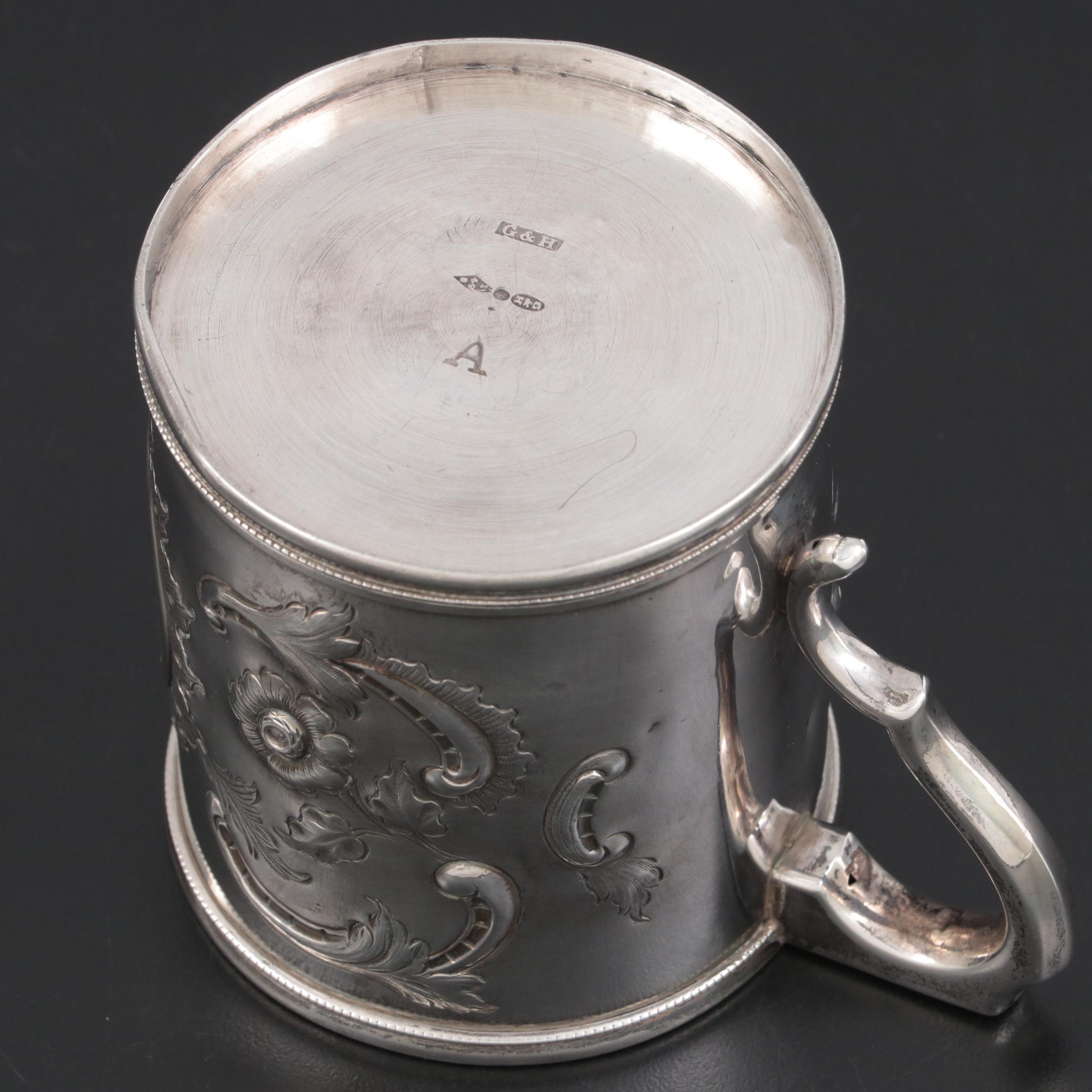 Gale & Hayden Coin Silver Keepsake Cup, 1849