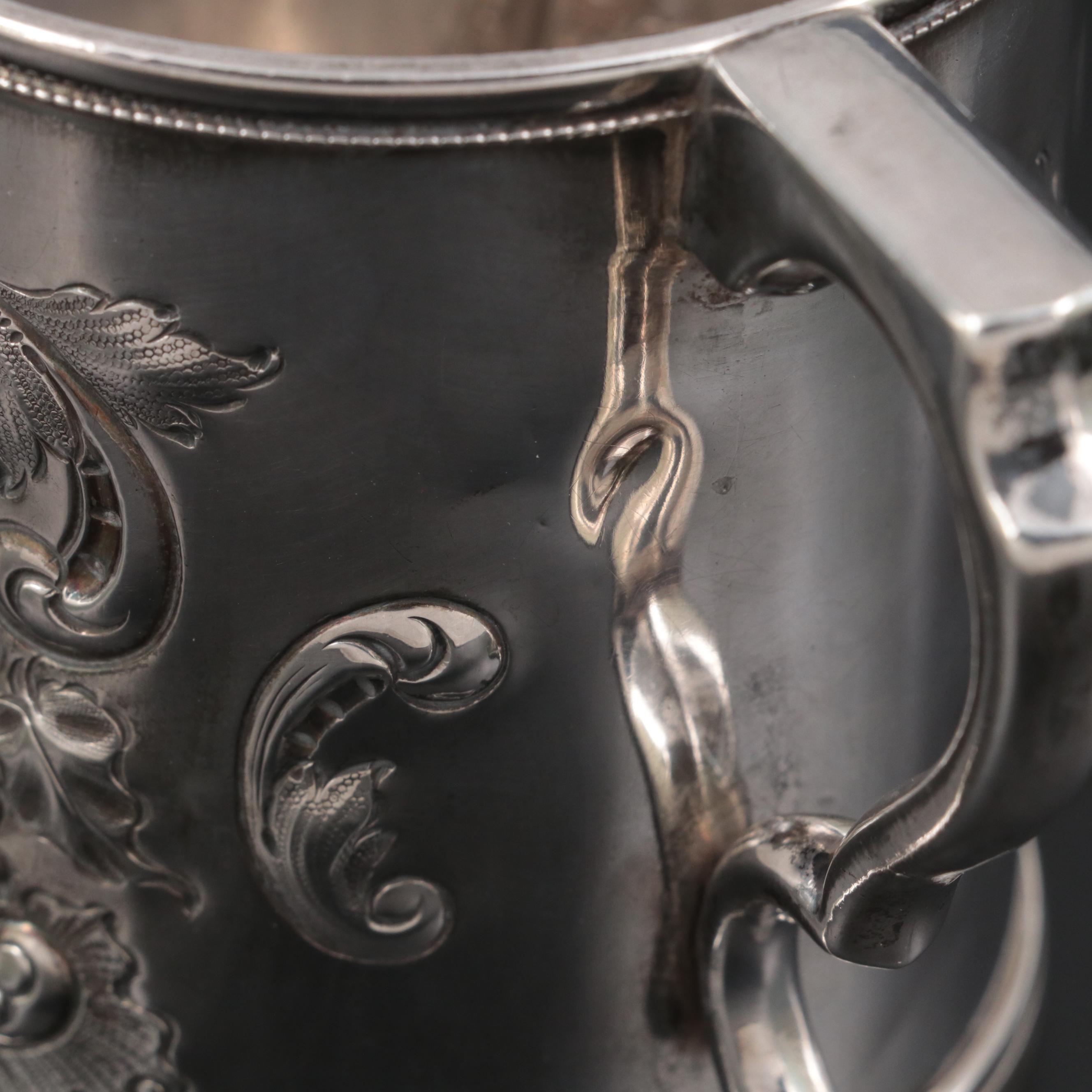 Gale & Hayden Coin Silver Keepsake Cup, 1849