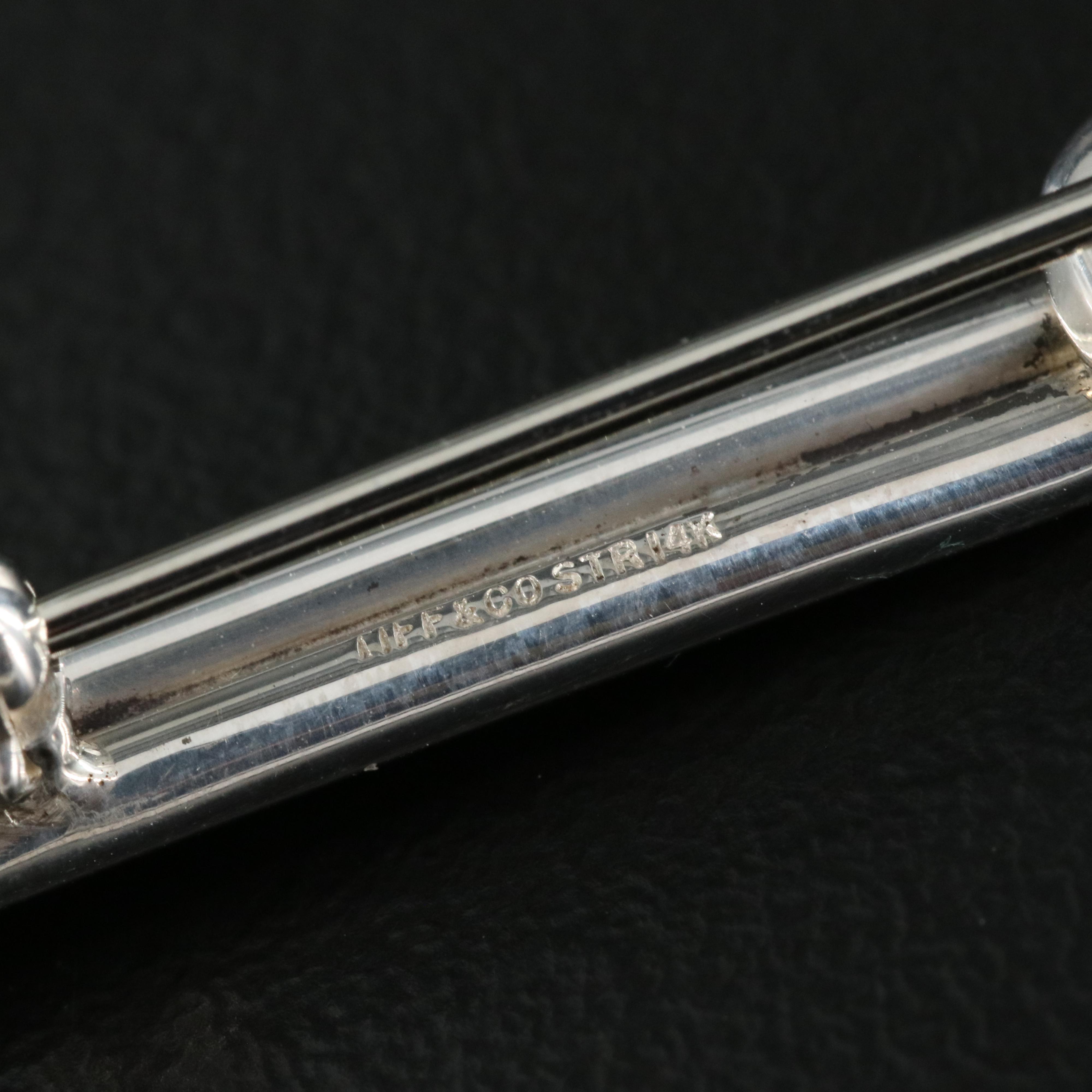 Tiffany & Co. Sterling Knot Brooch with 14K Accents