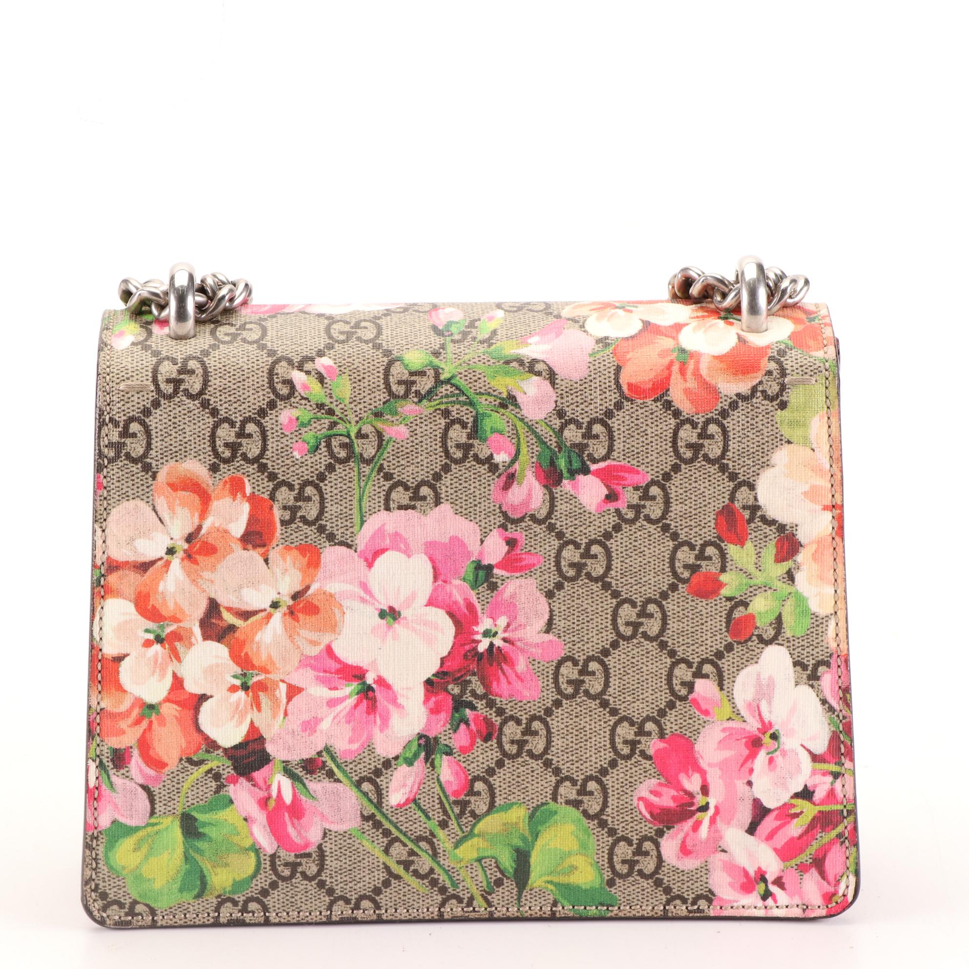 Gucci Dionysus Mini Crossbody Bag in Flora-Printed GG Supreme Canvas/Suede