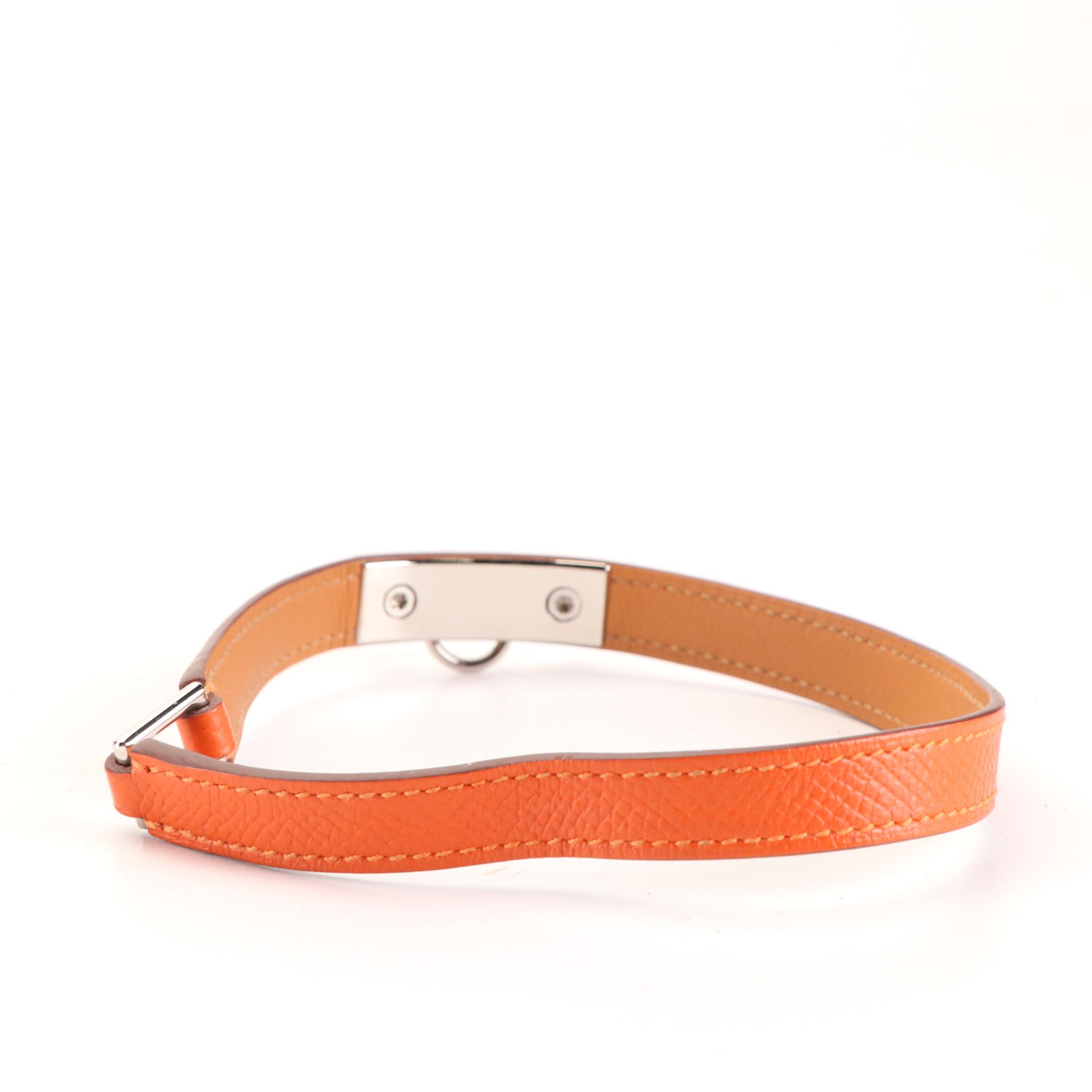 Hermès Rivale Double Tour Bracelet in Epsom Leather