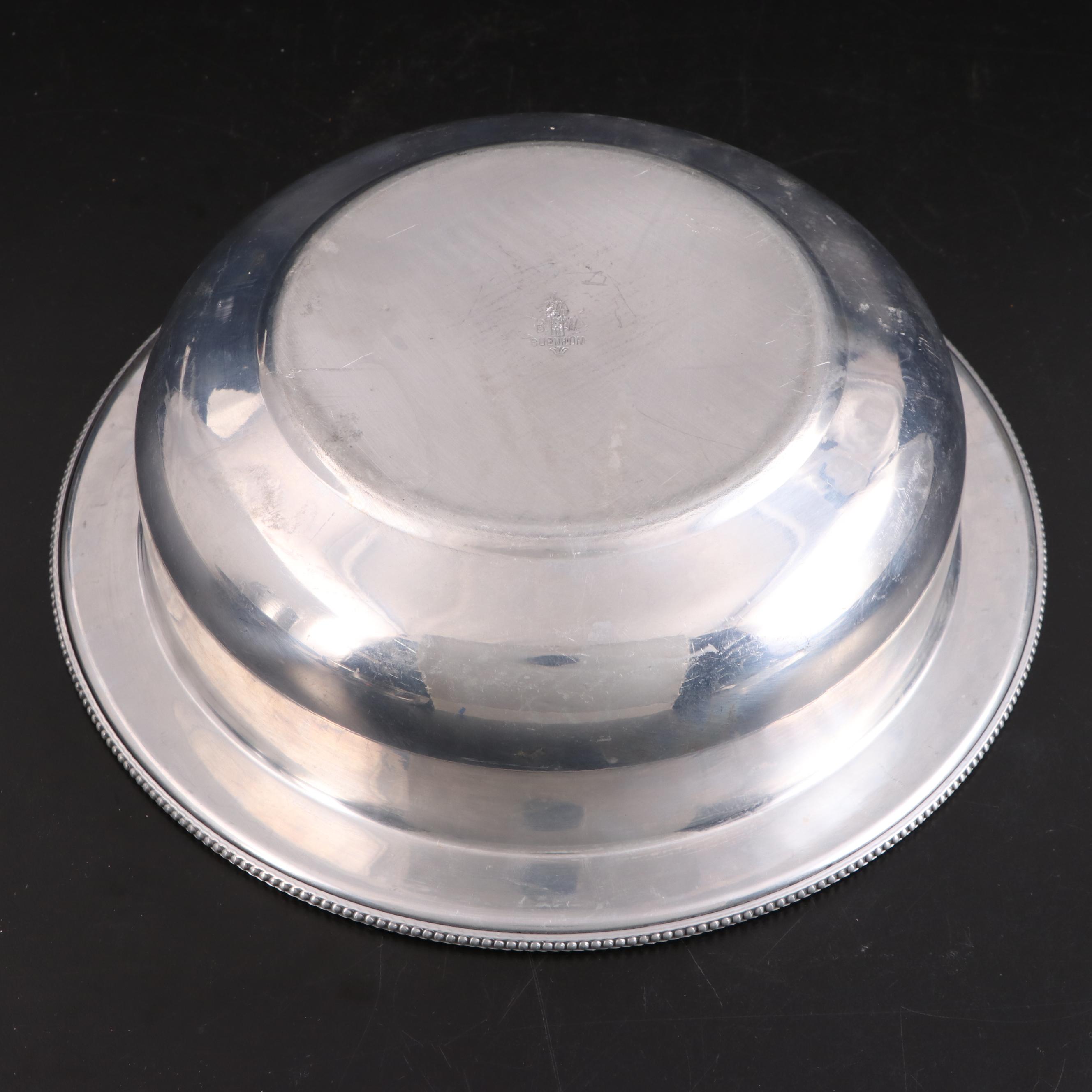 Buenilum Covered Serving Dish with Hammered Aluminum and Other Tableware