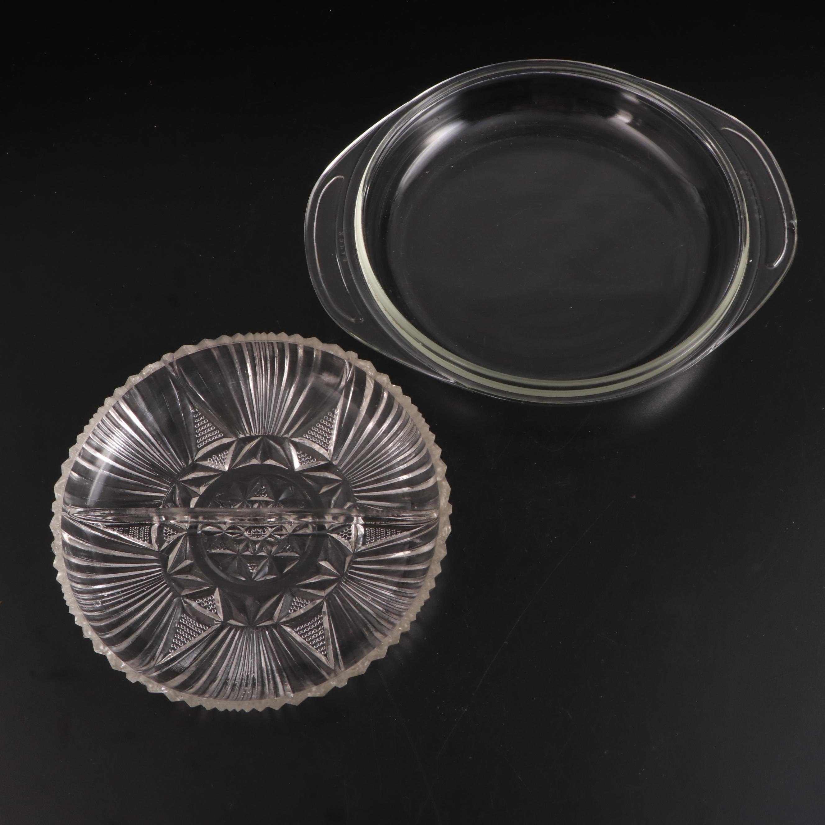 Buenilum Covered Serving Dish with Hammered Aluminum and Other Tableware