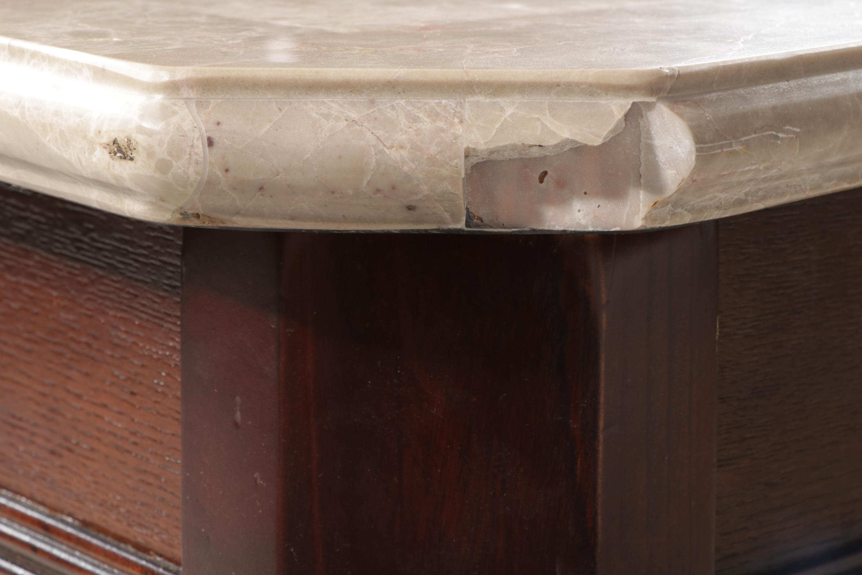 Tesselated Marble Top Dining Table, 21st Century