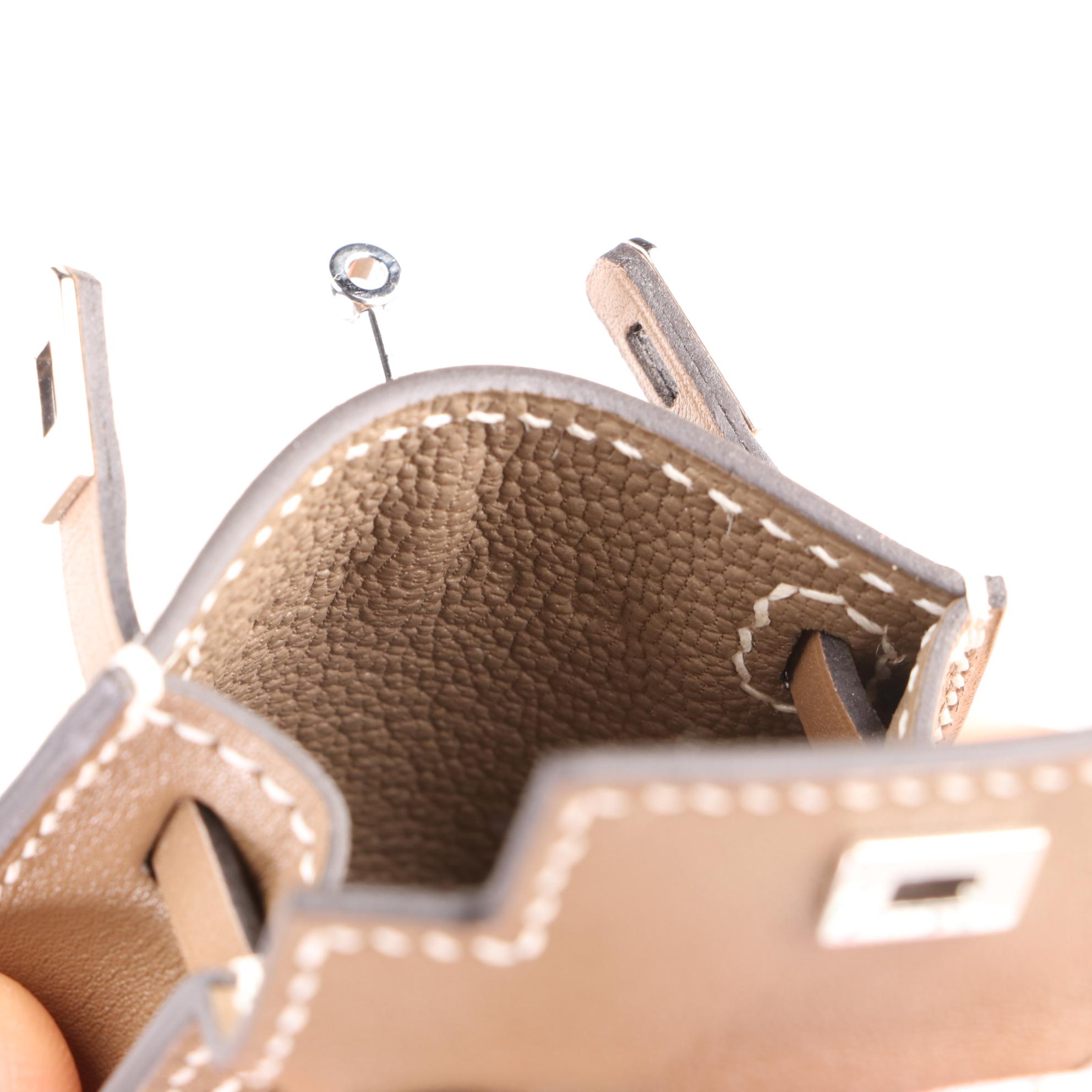 Hermès Kelly Twilly Bag Charm with Box