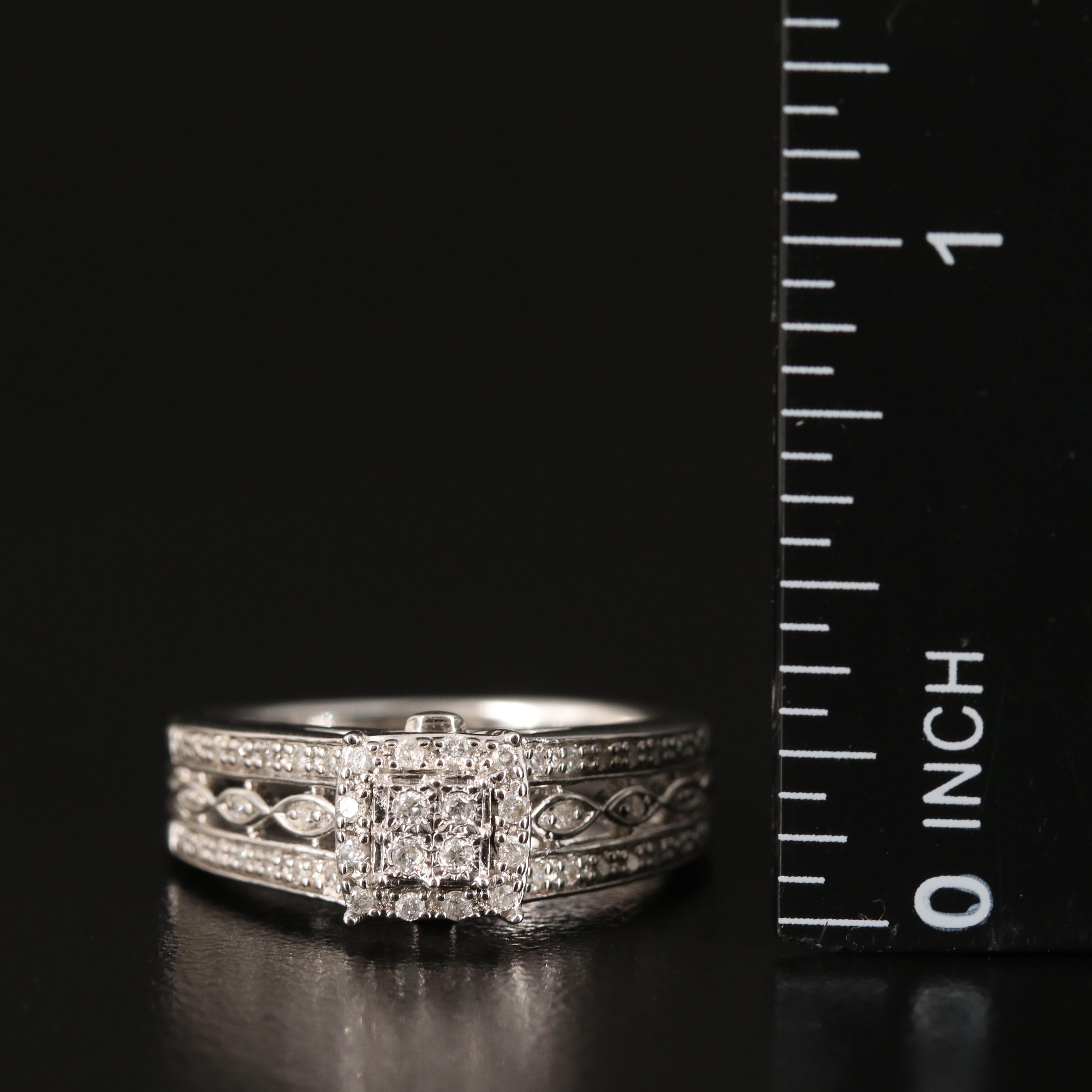 0.24 CTW Diamond Ring in Sterling
