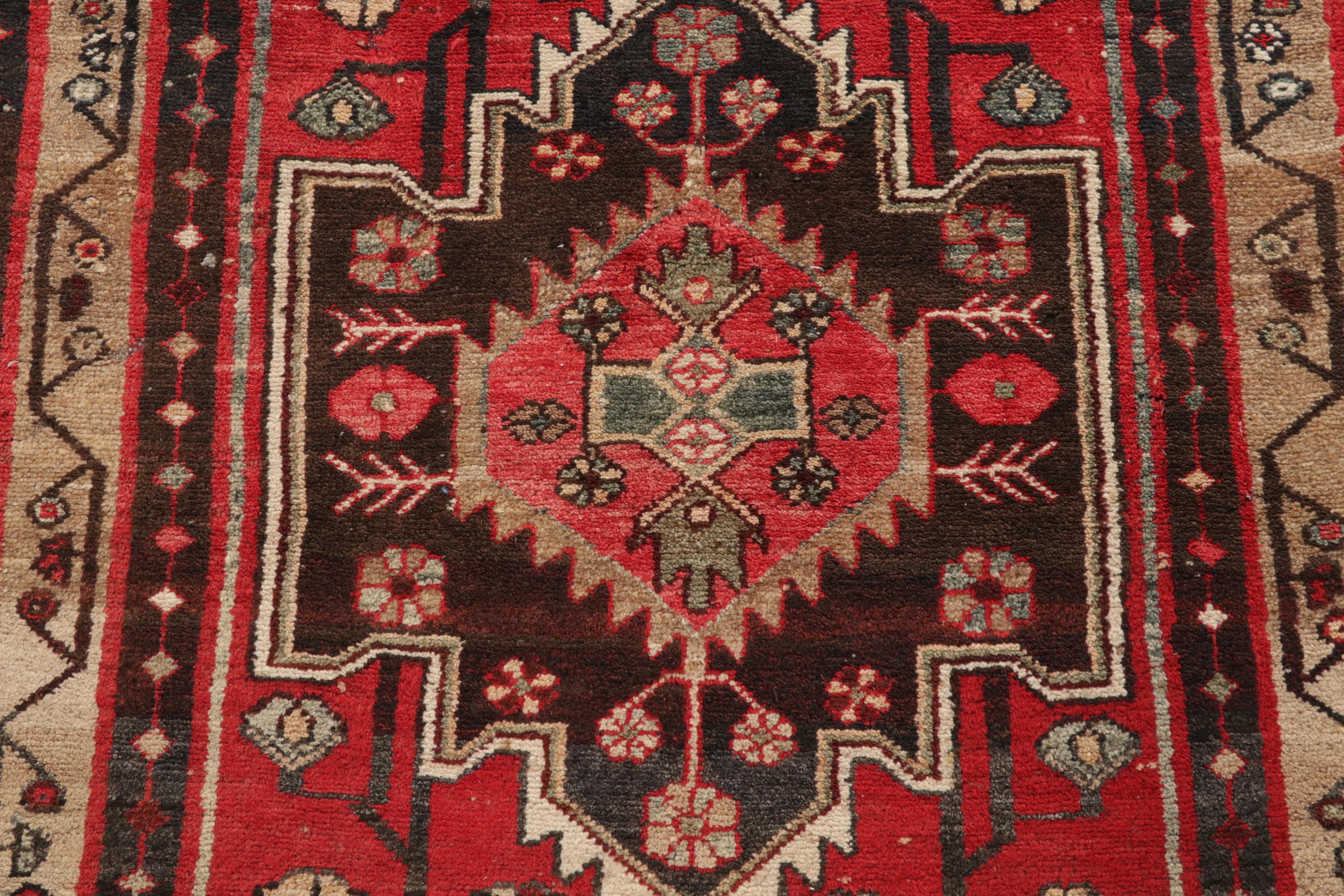 3'3 x 5'9 Hand-Knotted Persian Zanjan Rug, 1920s