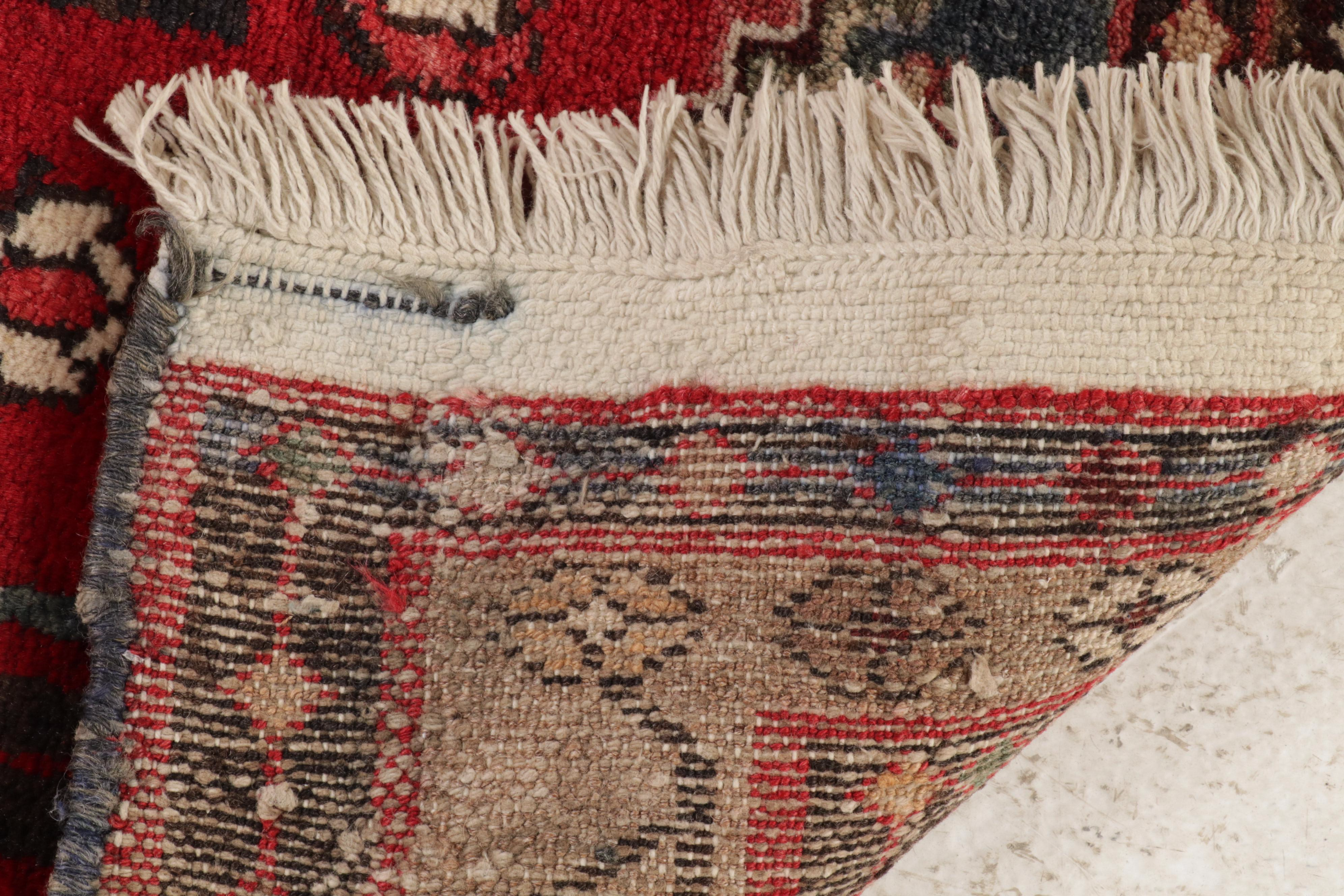 3'3 x 5'9 Hand-Knotted Persian Zanjan Rug, 1920s