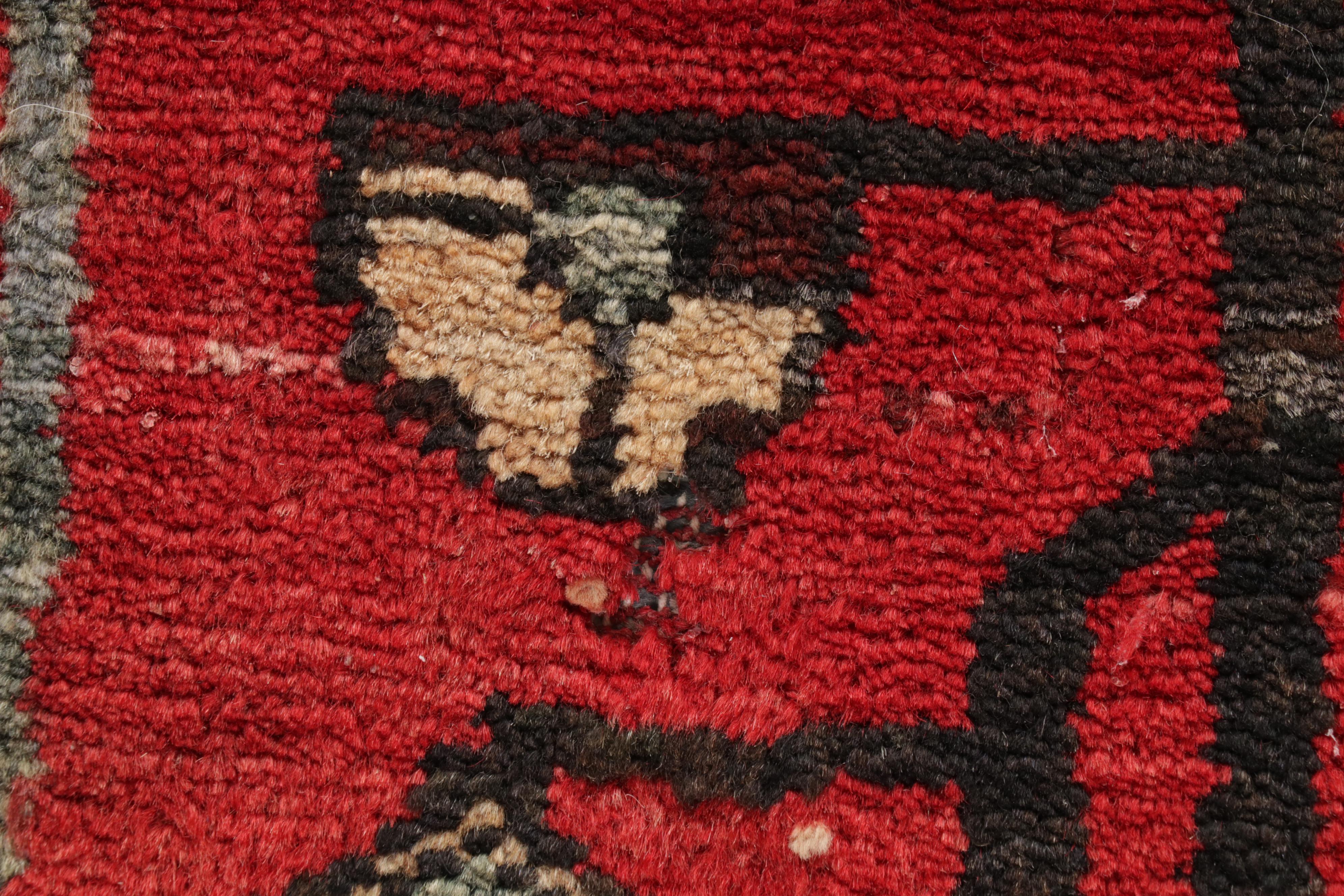 3'3 x 5'9 Hand-Knotted Persian Zanjan Rug, 1920s